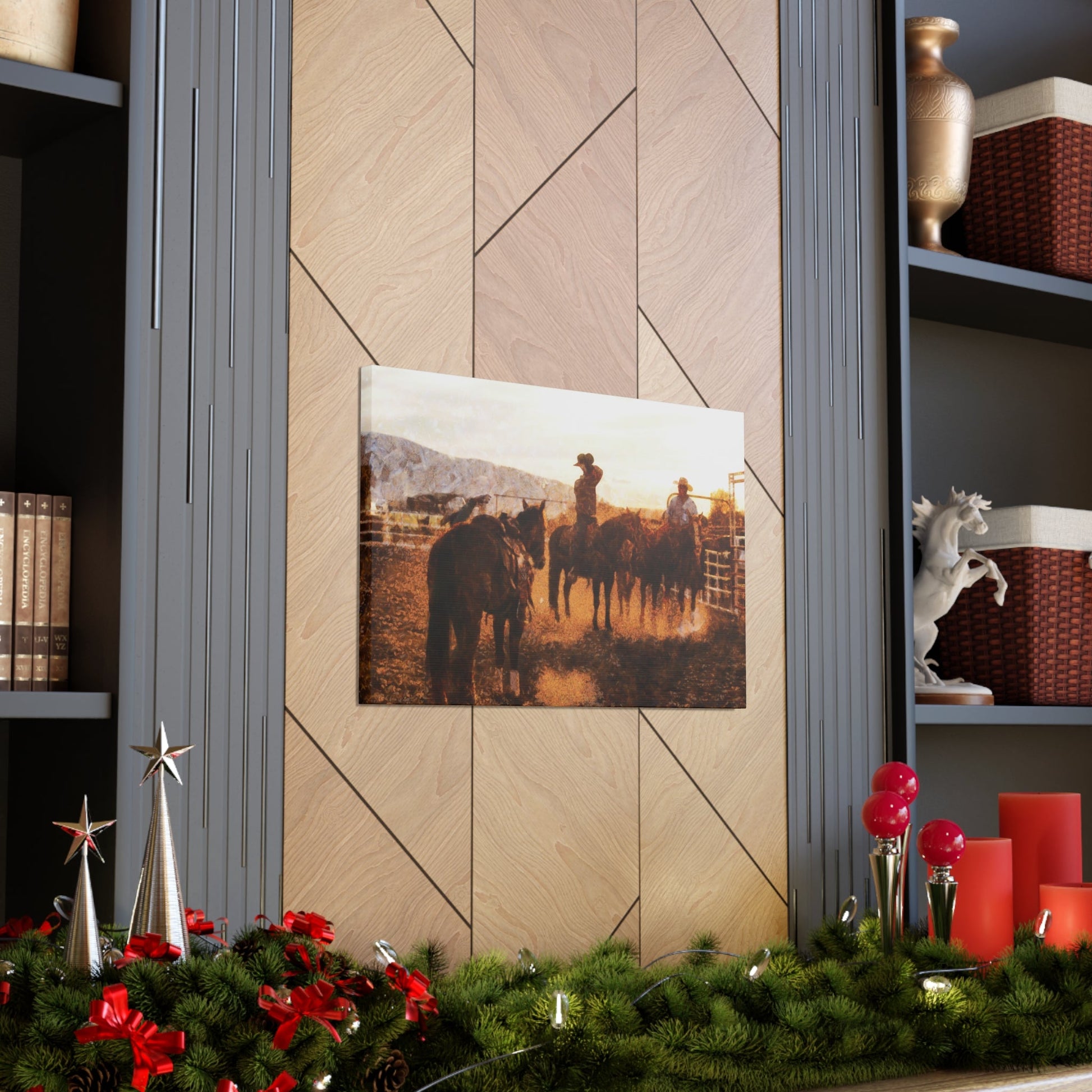 Cowboy's Long Day Canvas Gallery Wraps - SmorgeousByGina