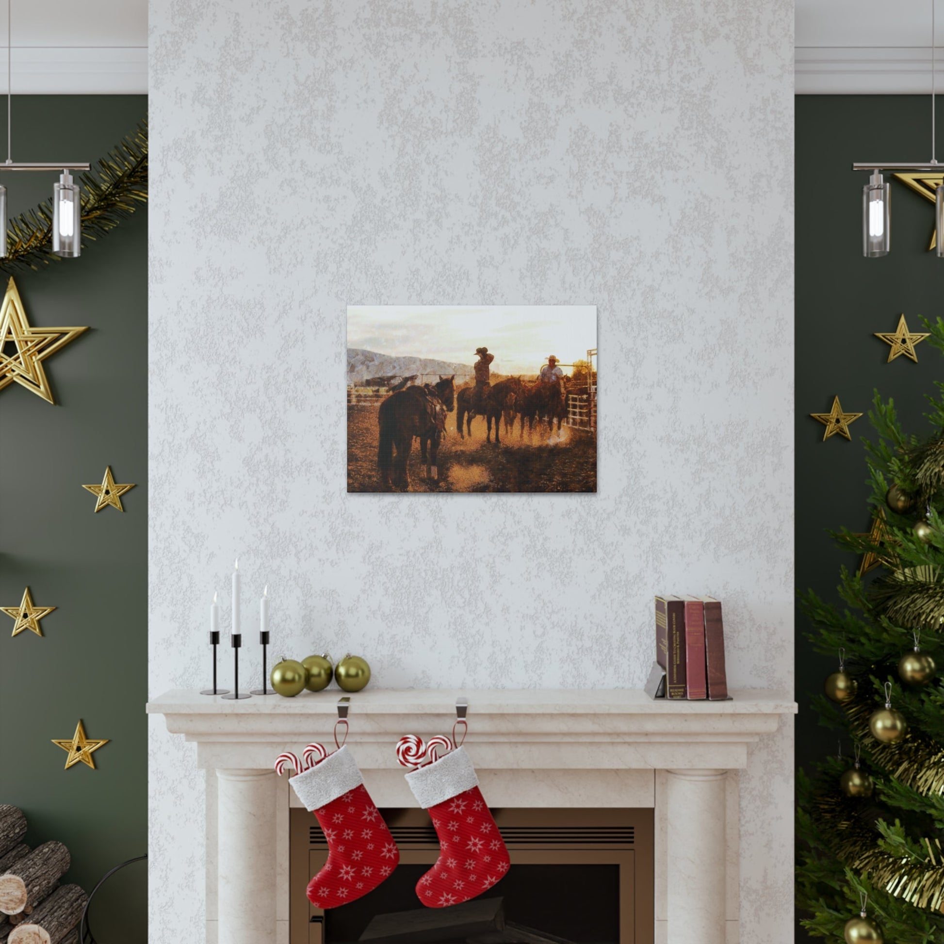 Cowboy's Long Day Canvas Gallery Wraps - SmorgeousByGina