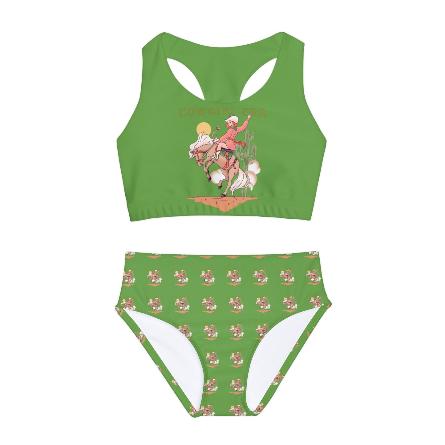 Cowgirl Era, Girls Two Piece Swimsuit (AOP) - SmorgeousByGina