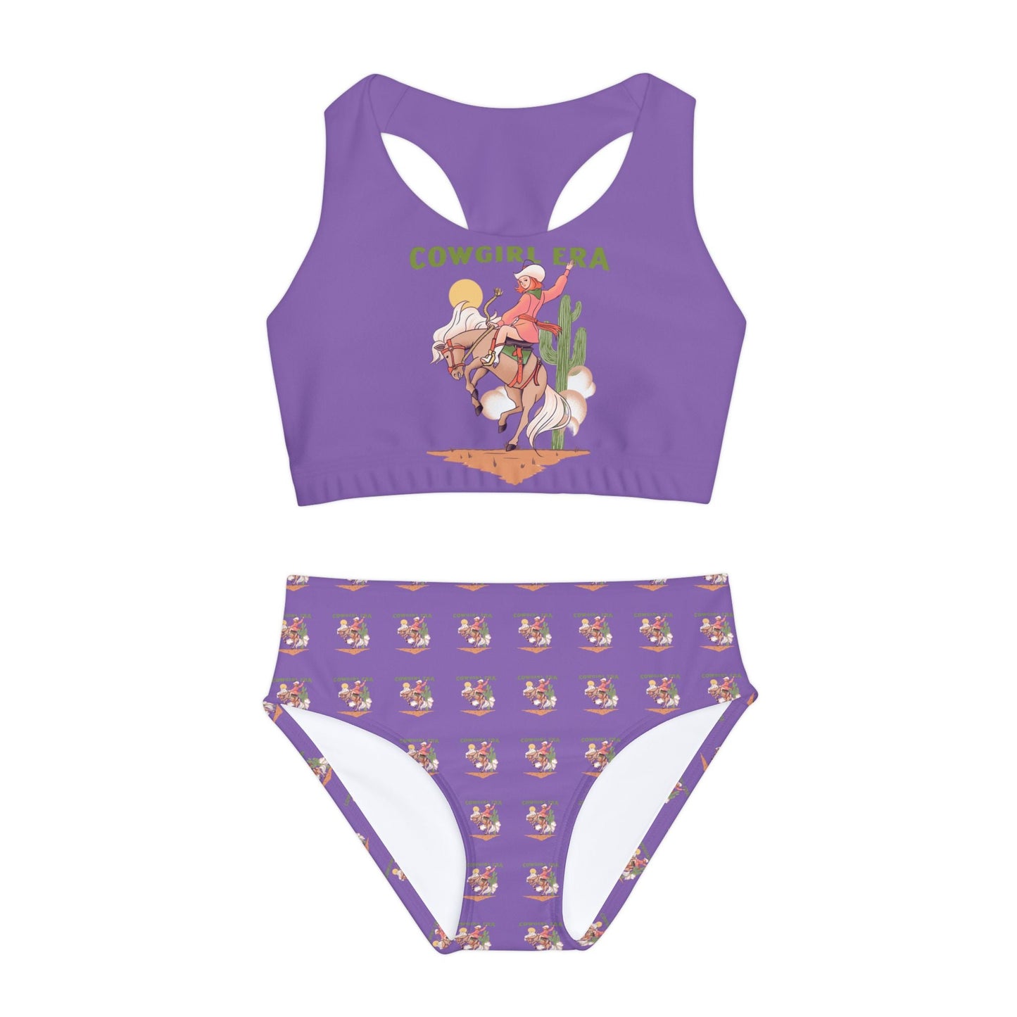 Cowgirl Era, Girls Two Piece Swimsuit (AOP) - SmorgeousByGina