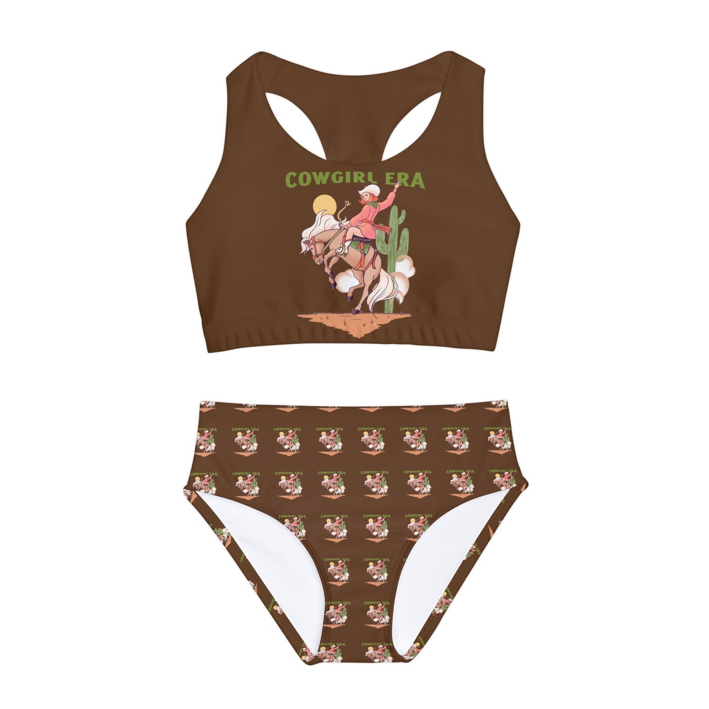 Cowgirl Era, Girls Two Piece Swimsuit (AOP) - SmorgeousByGina