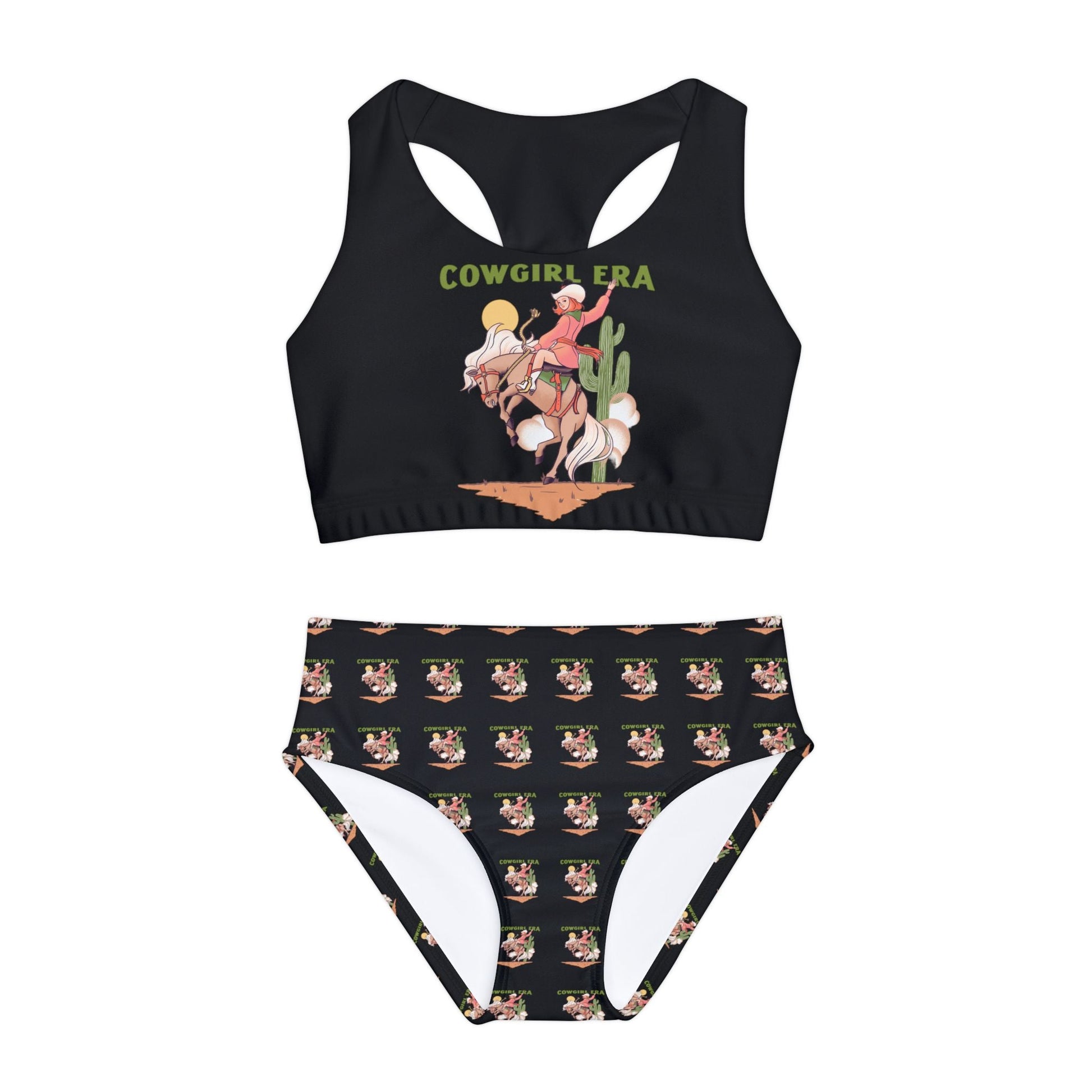 Cowgirl Era, Girls Two Piece Swimsuit (AOP) - SmorgeousByGina