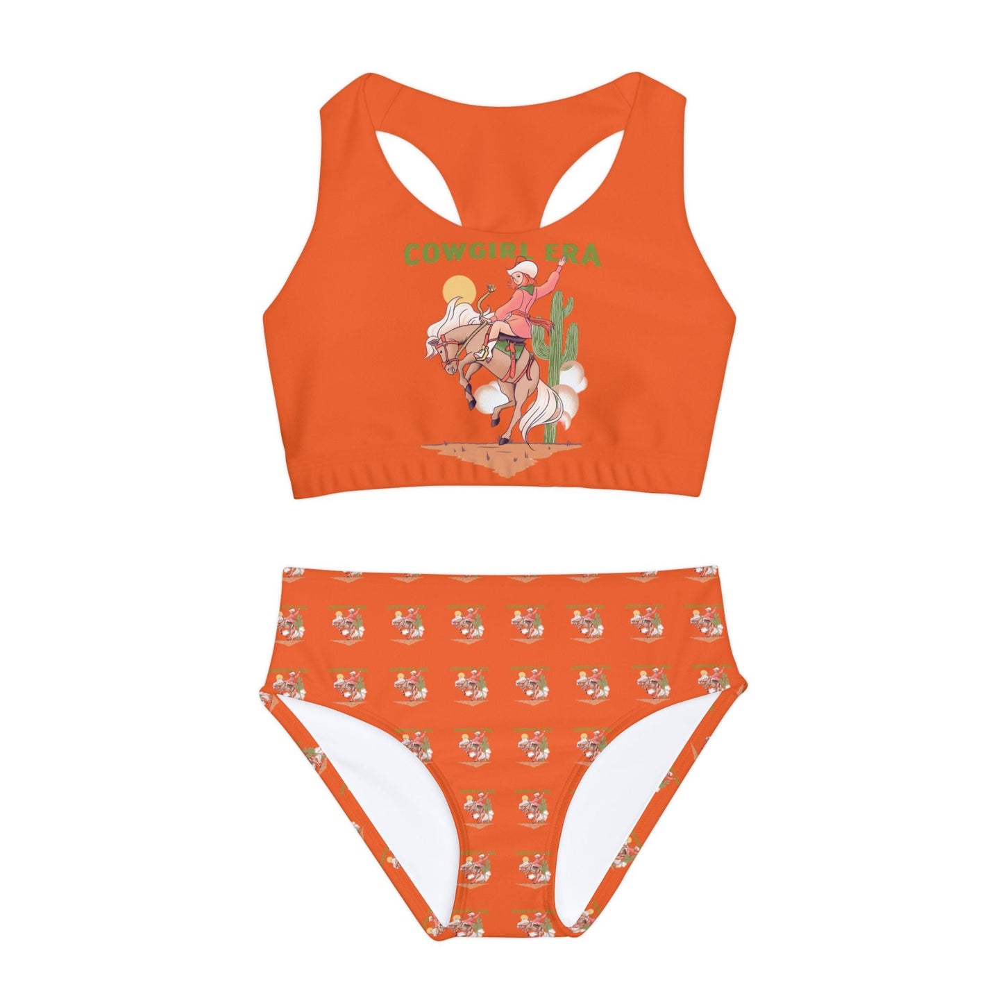 Cowgirl Era, Girls Two Piece Swimsuit (AOP) - SmorgeousByGina
