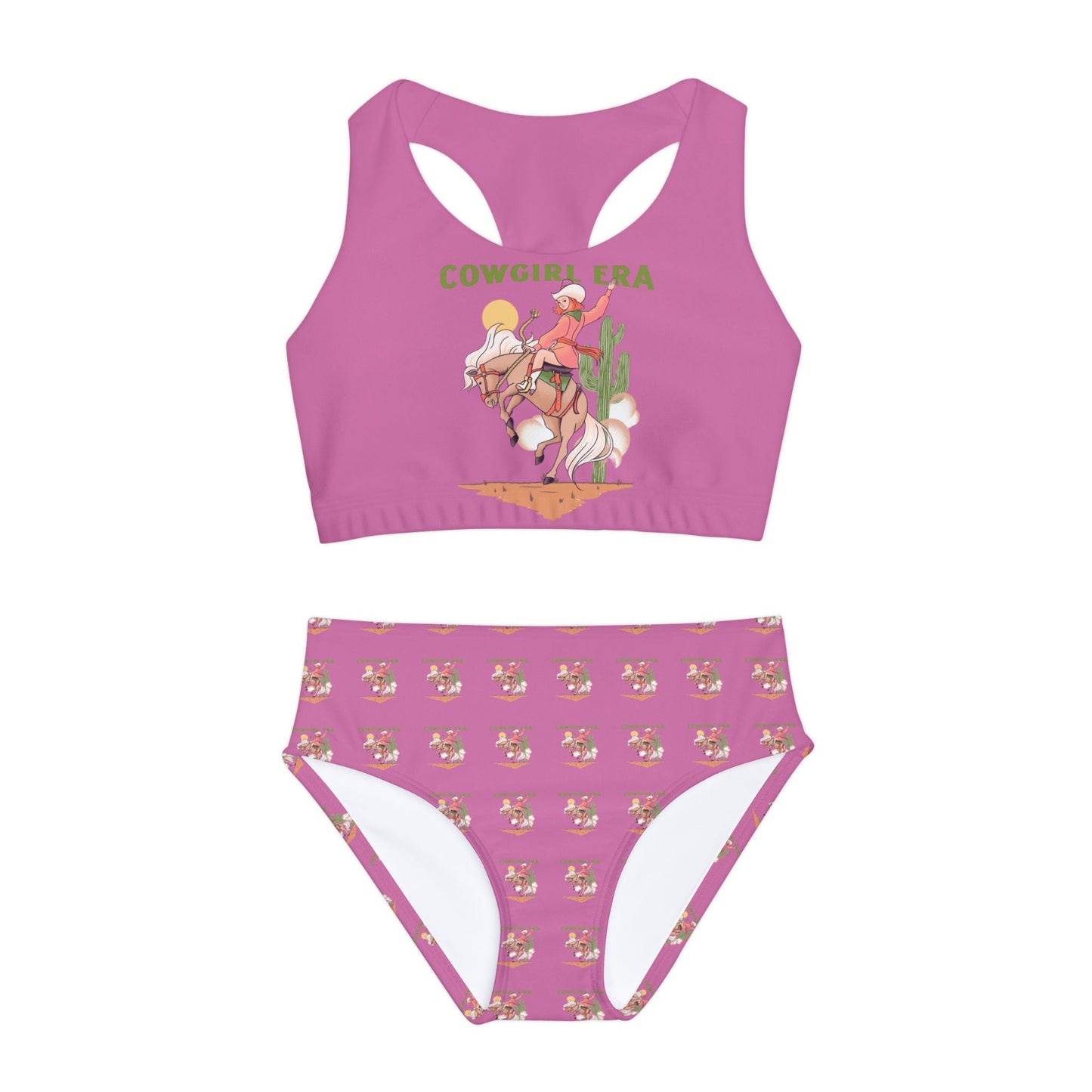 Cowgirl Era, Girls Two Piece Swimsuit (AOP) - SmorgeousByGina