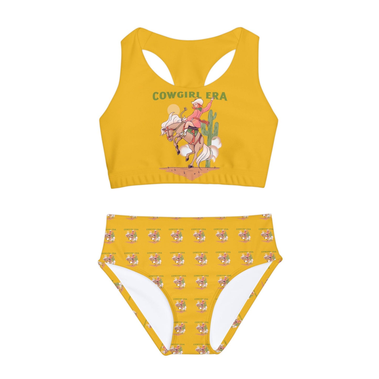 Cowgirl Era, Girls Two Piece Swimsuit (AOP) - SmorgeousByGina