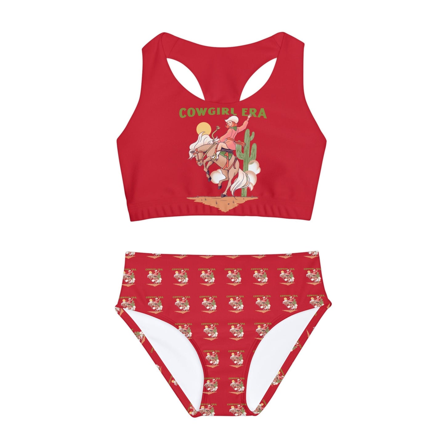Cowgirl Era, Girls Two Piece Swimsuit (AOP) - SmorgeousByGina