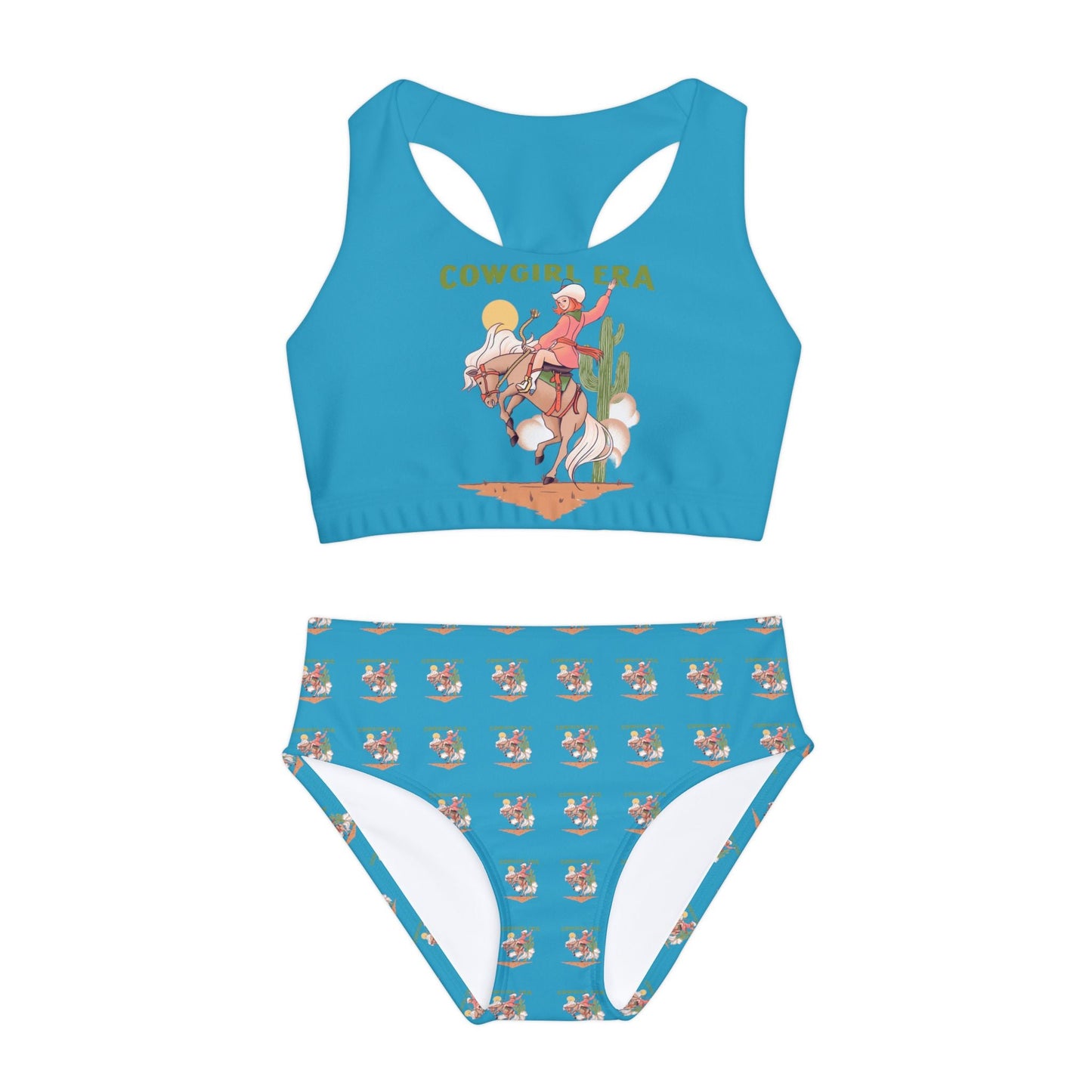Cowgirl Era, Girls Two Piece Swimsuit (AOP) - SmorgeousByGina