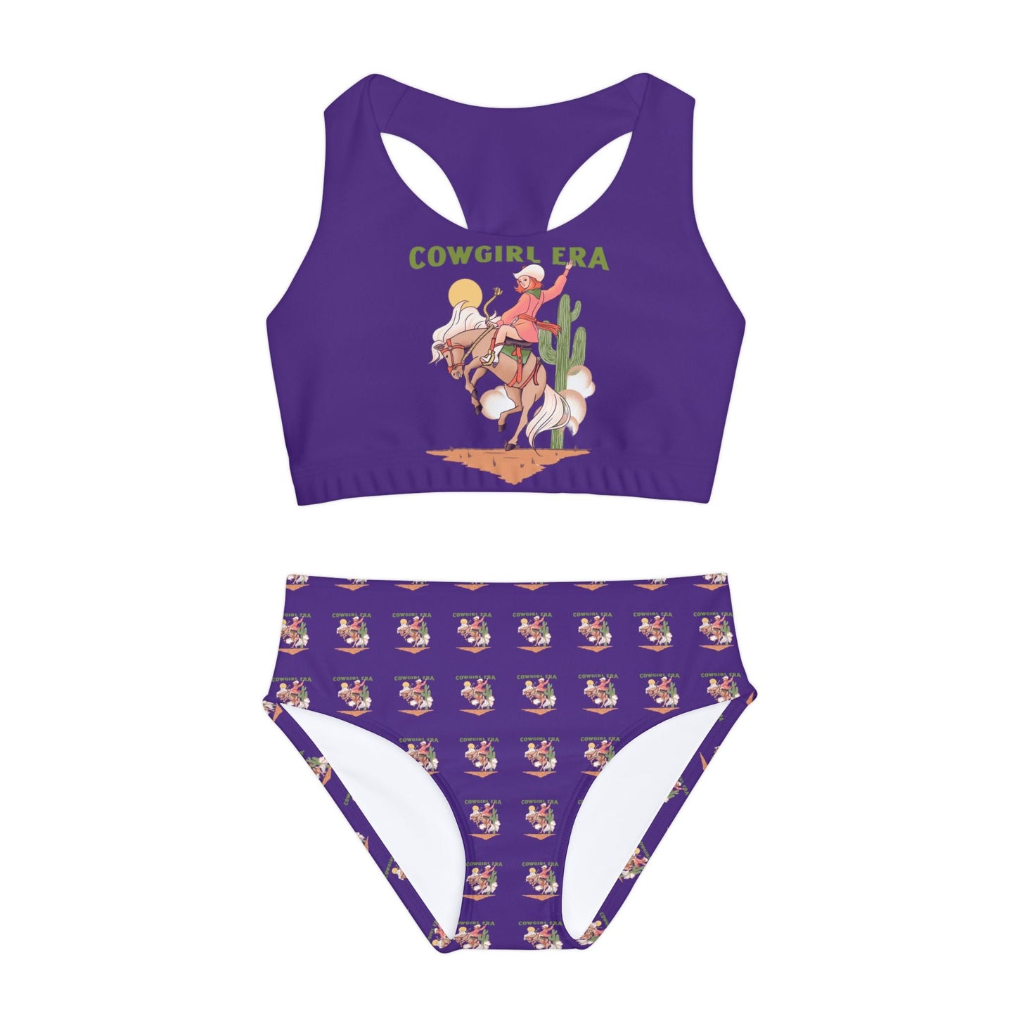 Cowgirl Era, Girls Two Piece Swimsuit (AOP) - SmorgeousByGina