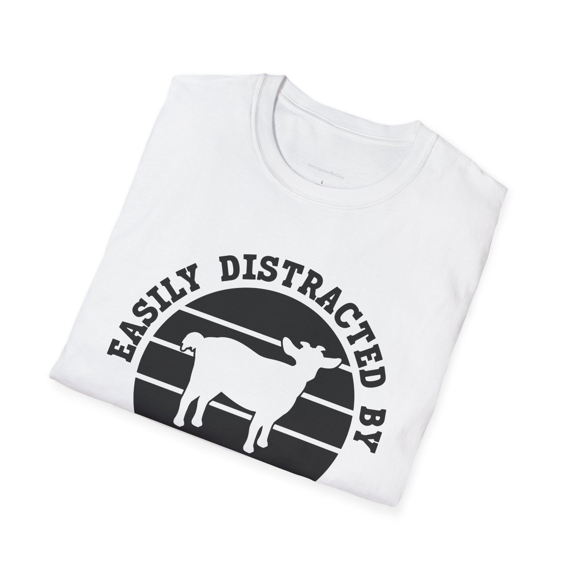Distracted by Goats Softstyle T-Shirt - SmorgeousByGina