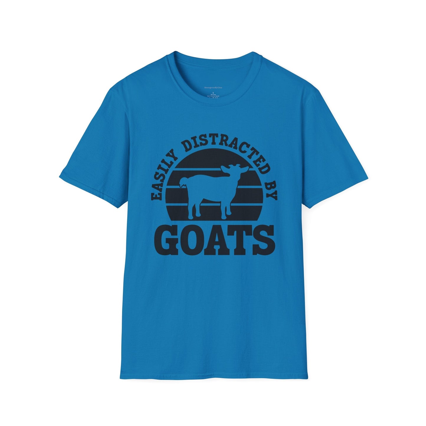 Distracted by Goats Softstyle T-Shirt - SmorgeousByGina