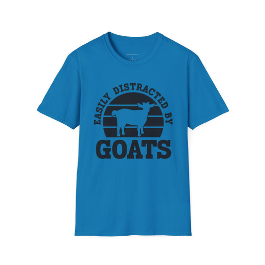 Distracted by Goats Softstyle T-Shirt - SmorgeousByGina