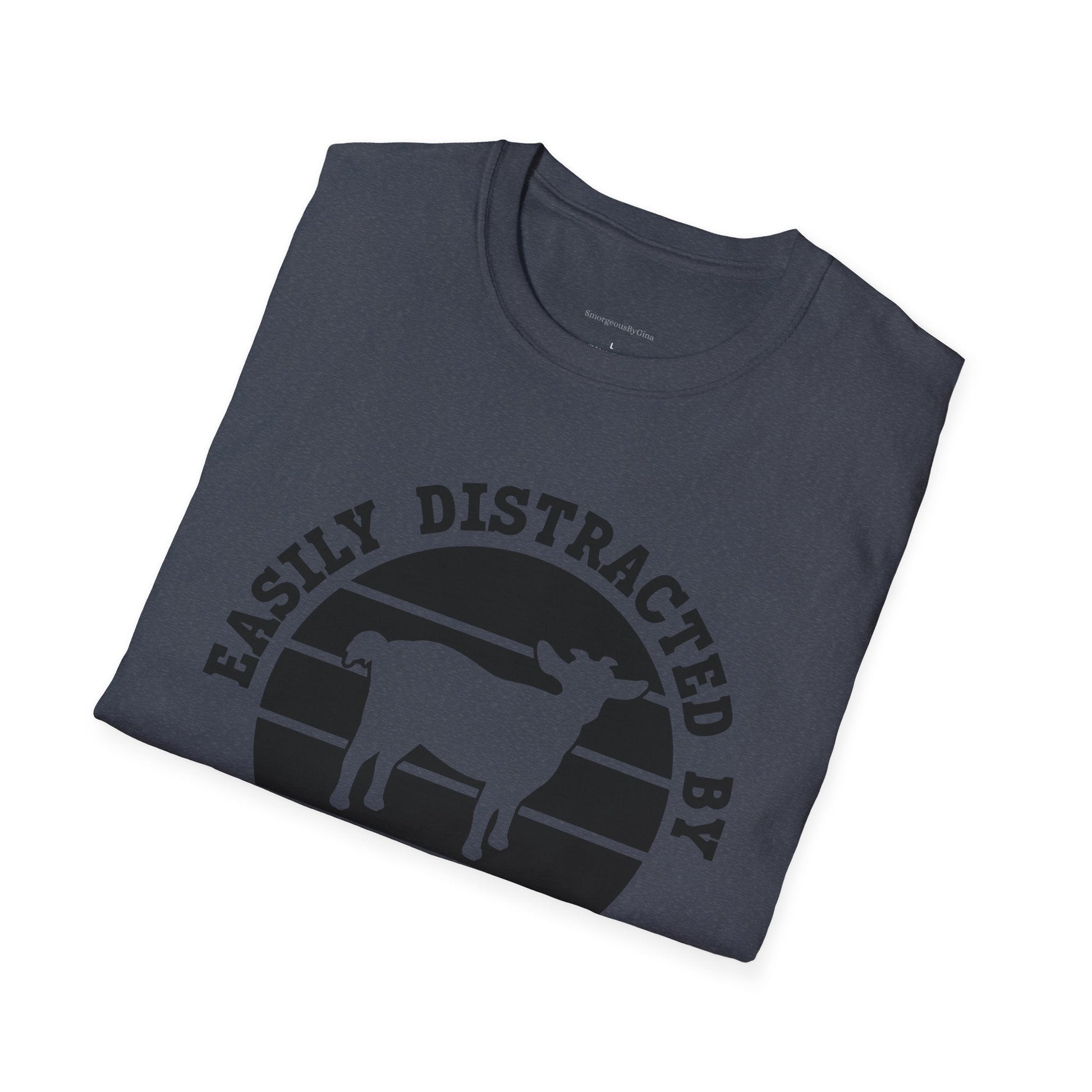 Distracted by Goats Softstyle T-Shirt - SmorgeousByGina