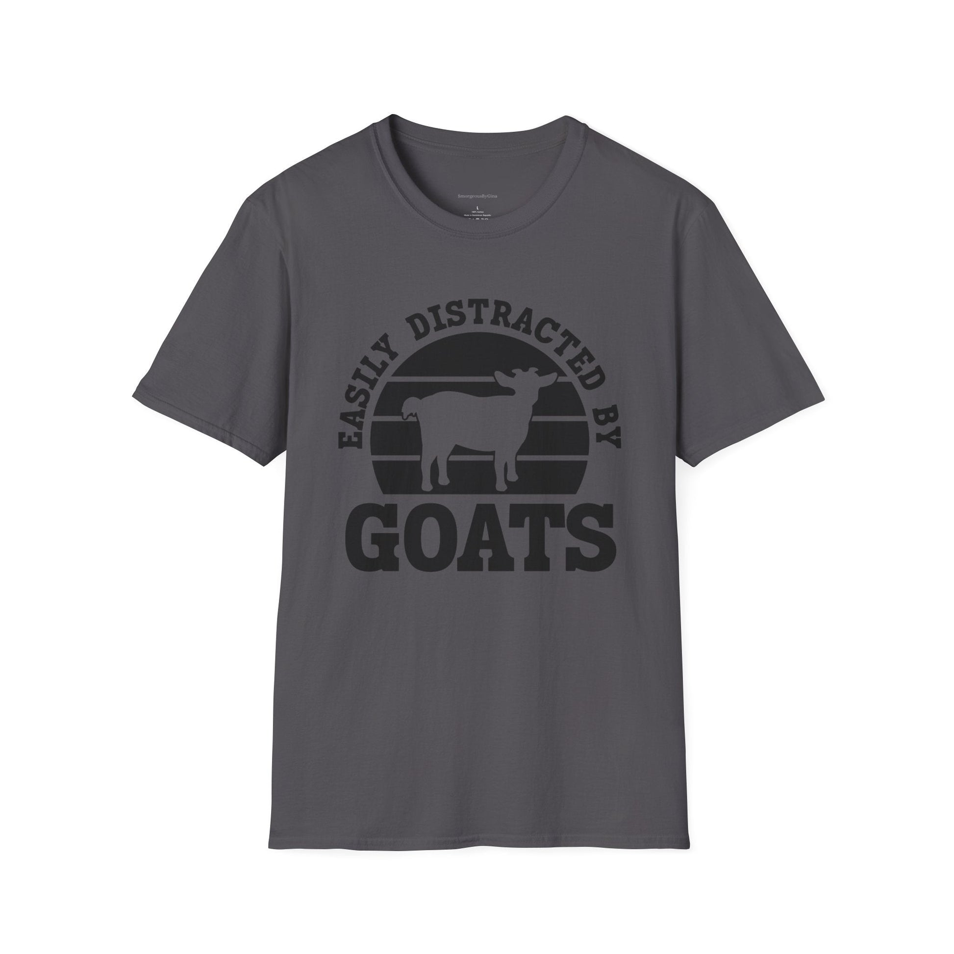 Distracted by Goats Softstyle T-Shirt - SmorgeousByGina