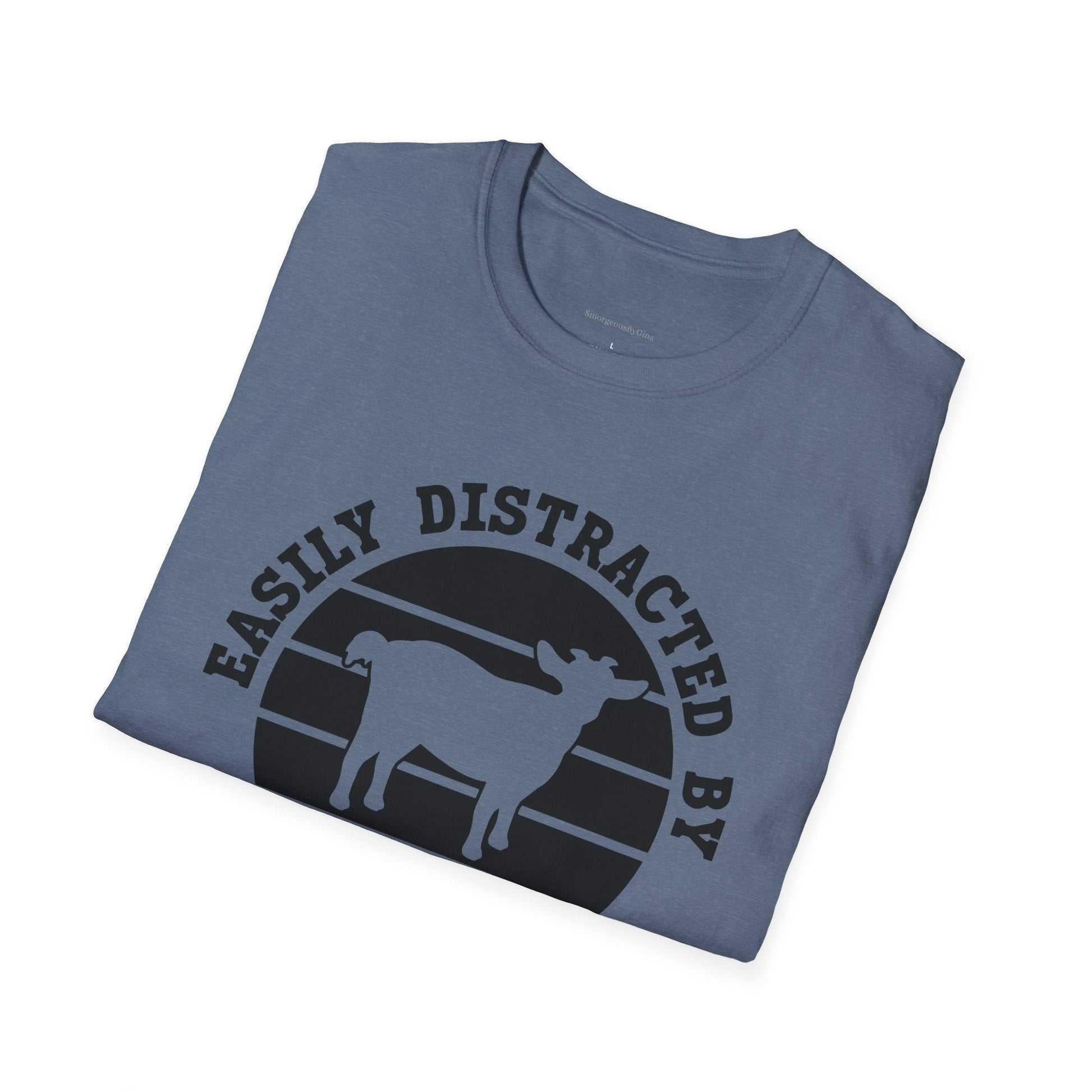 Distracted by Goats Softstyle T-Shirt - SmorgeousByGina