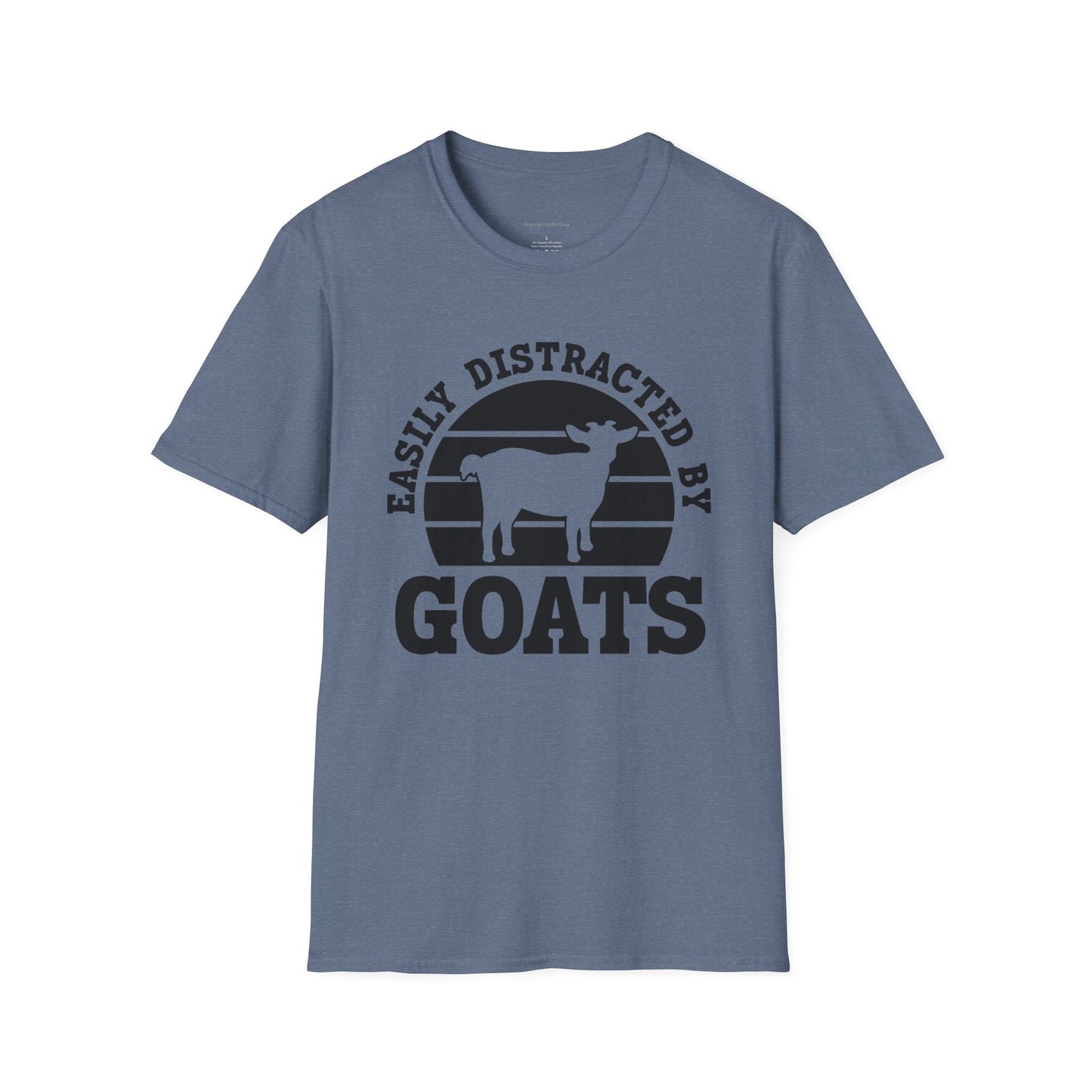 Distracted by Goats Softstyle T-Shirt - SmorgeousByGina