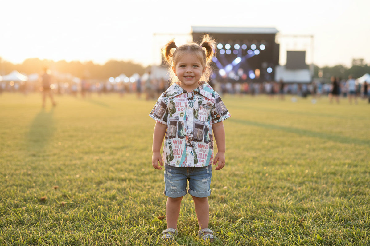 Dolly Parton Summer Shirt, Country Music Button Up Western Shirt