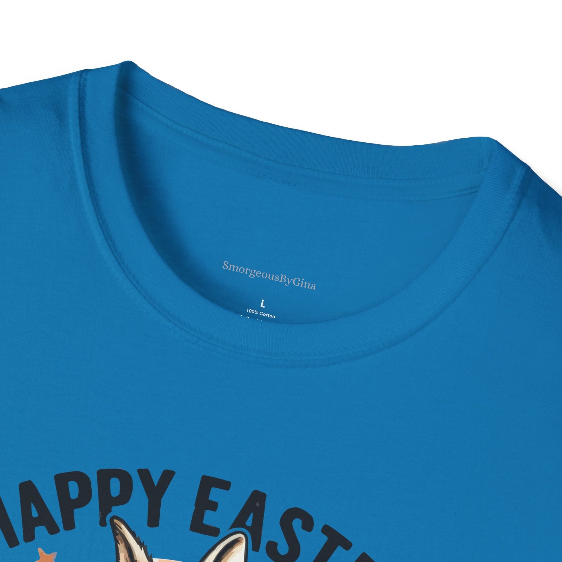 Easter T-shirt, Bunny Cowboy Tee, Easter Cowboy, Softstyle T-Shirt - SmorgeousByGina
