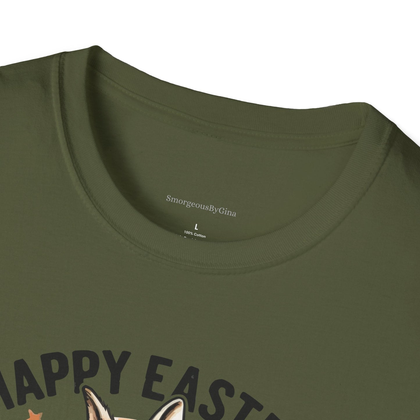 Easter T-shirt, Bunny Cowboy Tee, Easter Cowboy, Softstyle T-Shirt - SmorgeousByGina