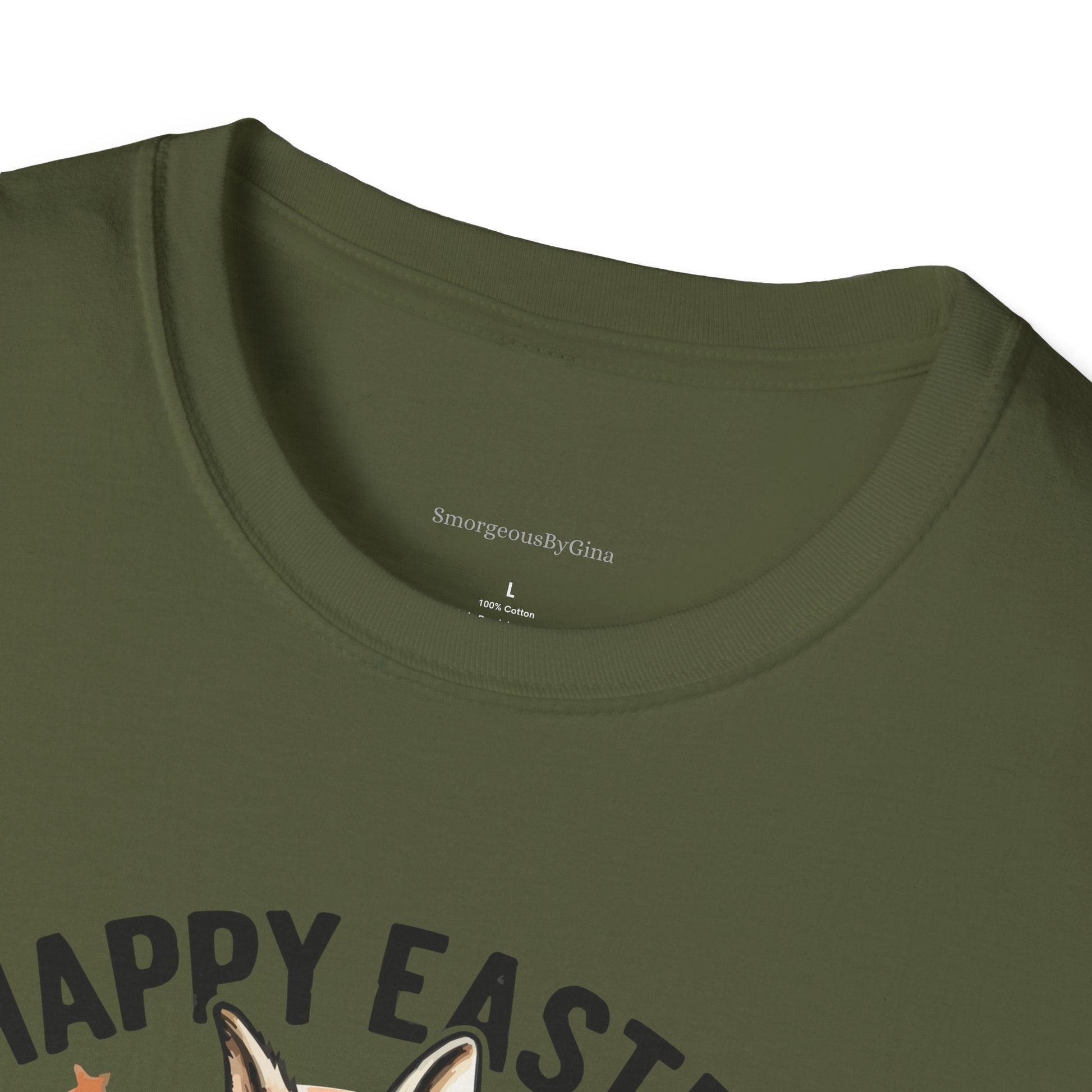Easter T-shirt, Bunny Cowboy Tee, Easter Cowboy, Softstyle T-Shirt - SmorgeousByGina