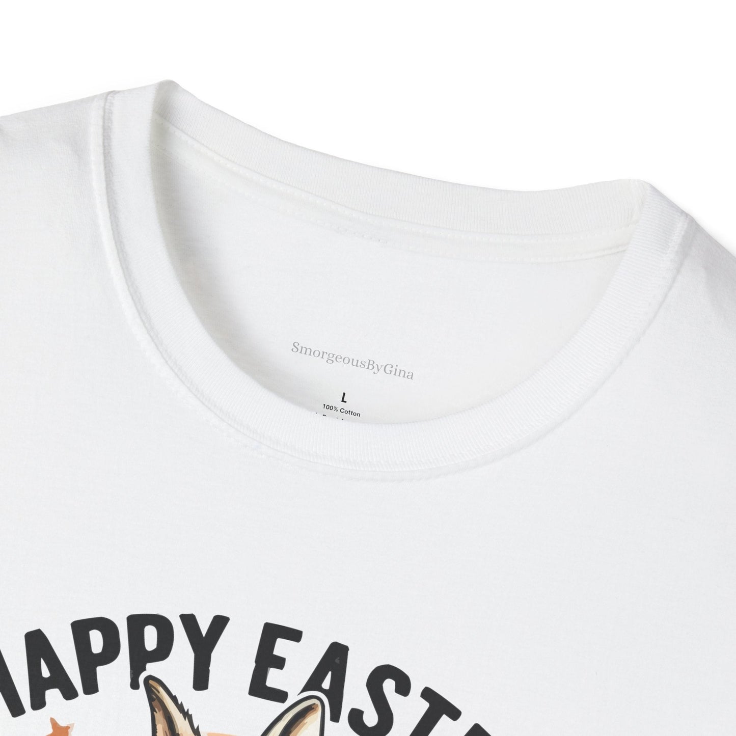 Easter T-shirt, Bunny Cowboy Tee, Easter Cowboy, Softstyle T-Shirt - SmorgeousByGina