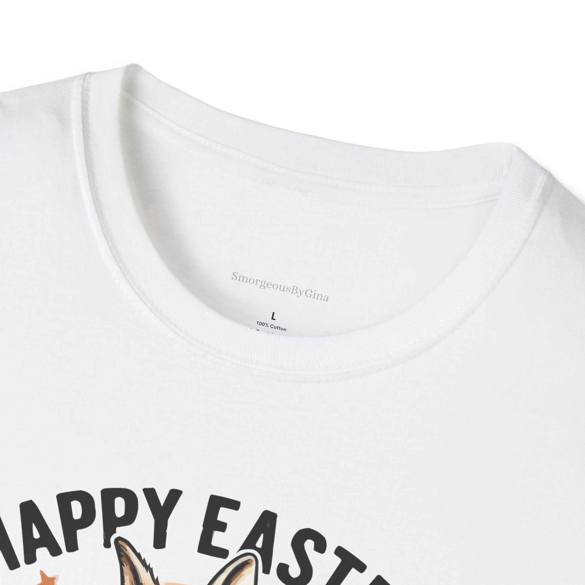 Easter T-shirt, Bunny Cowboy Tee, Easter Cowboy, Softstyle T-Shirt - SmorgeousByGina