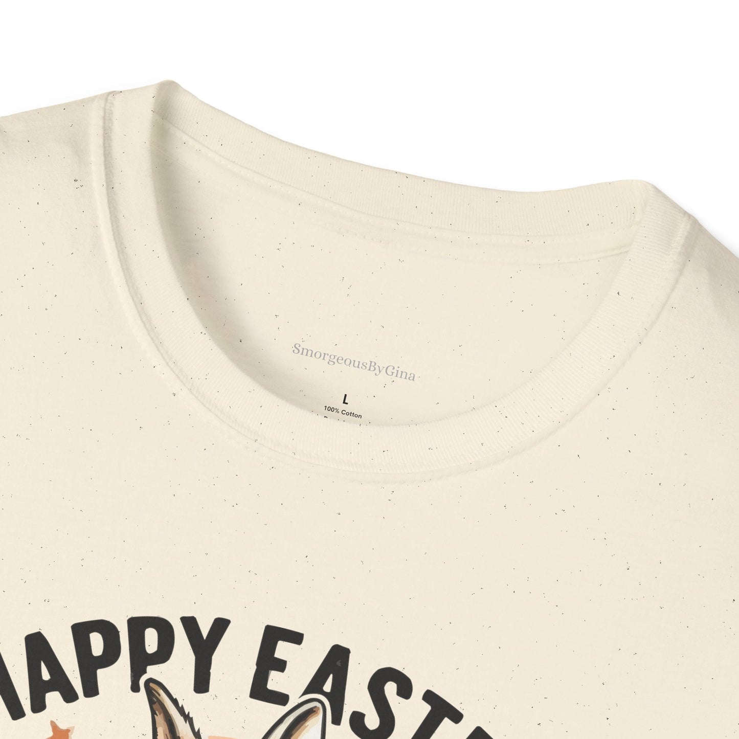 Easter T-shirt, Bunny Cowboy Tee, Easter Cowboy, Softstyle T-Shirt - SmorgeousByGina