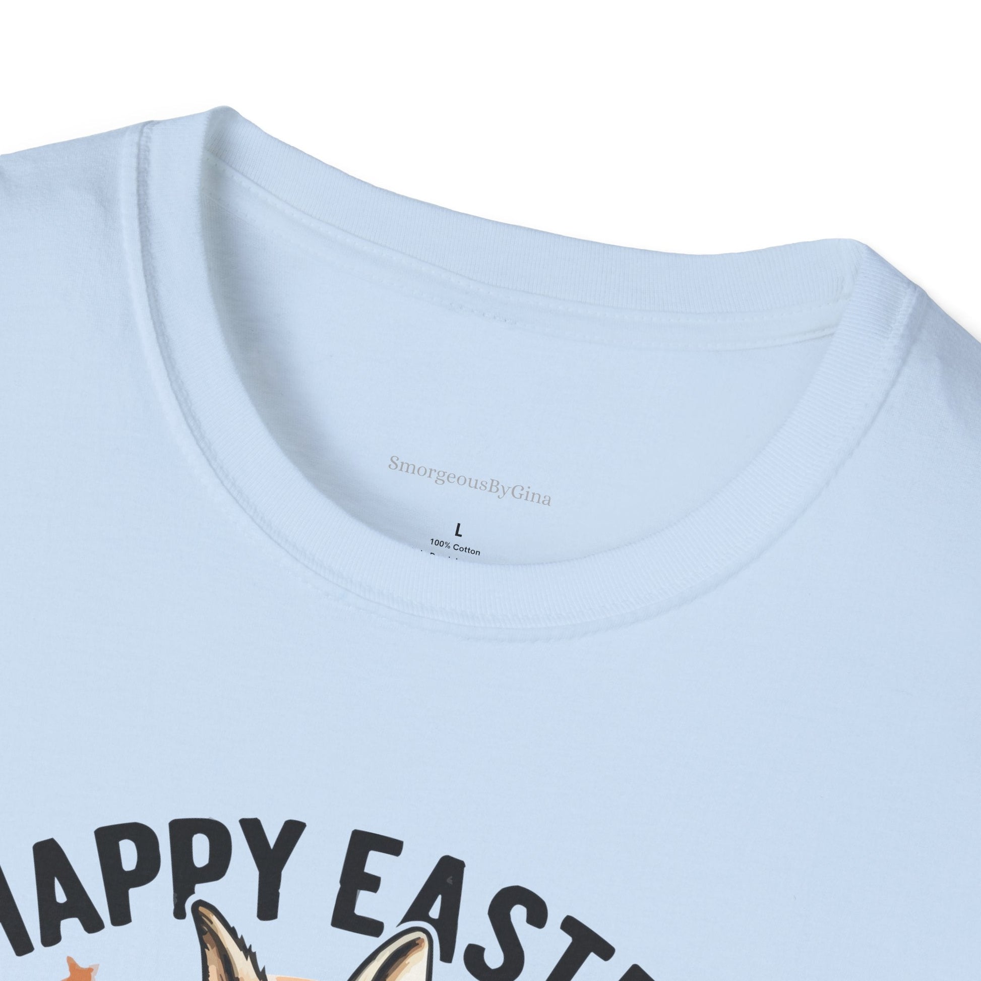 Easter T-shirt, Bunny Cowboy Tee, Easter Cowboy, Softstyle T-Shirt - SmorgeousByGina