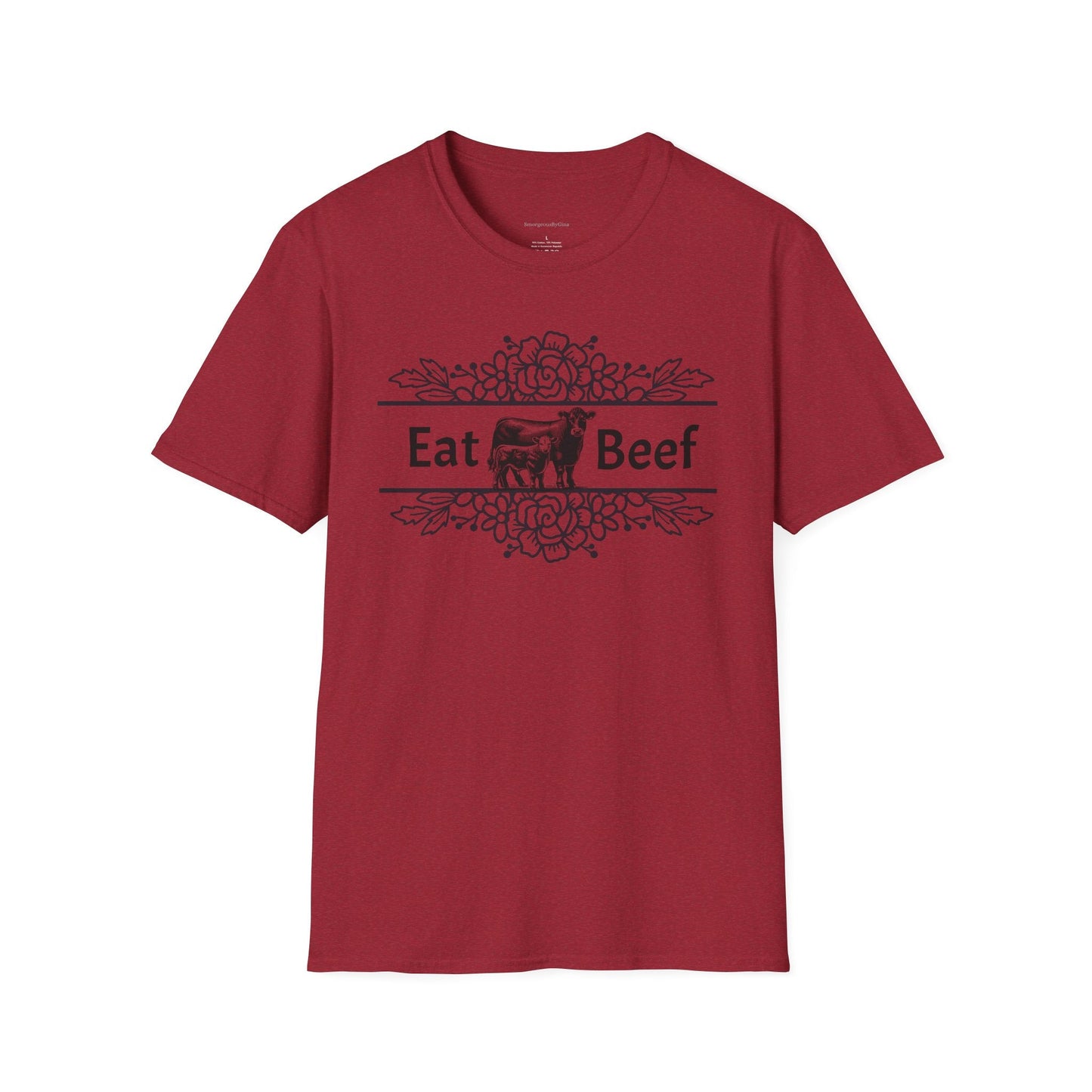 Eat Beef, Beef Shirt, Beef Tee, Support Ranchers, Beef, Jersey Short Sleeve Tee - SmorgeousByGina