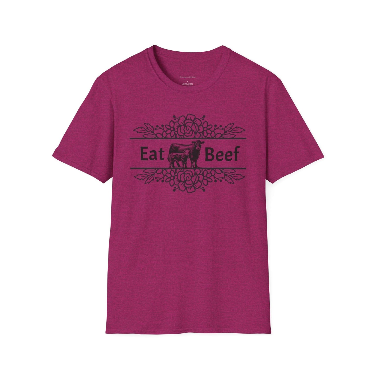 Eat Beef, Beef Shirt, Beef Tee, Support Ranchers, Beef, Jersey Short Sleeve Tee - SmorgeousByGina