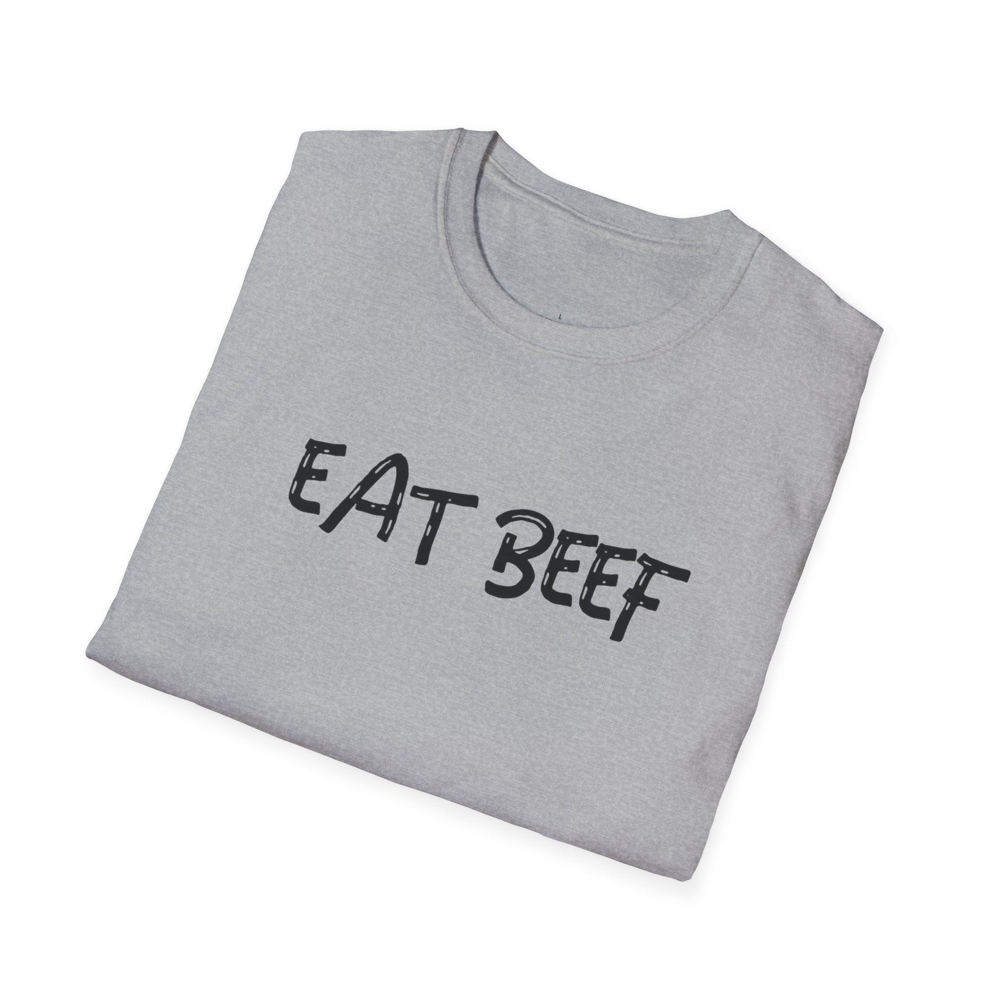 Eat Beef, BEEF, Support Ranchers, Beef Industry, Cattle, Ranch, Beef Shirt, Beef Tee, Softstyle T-Shirt, - SmorgeousByGina