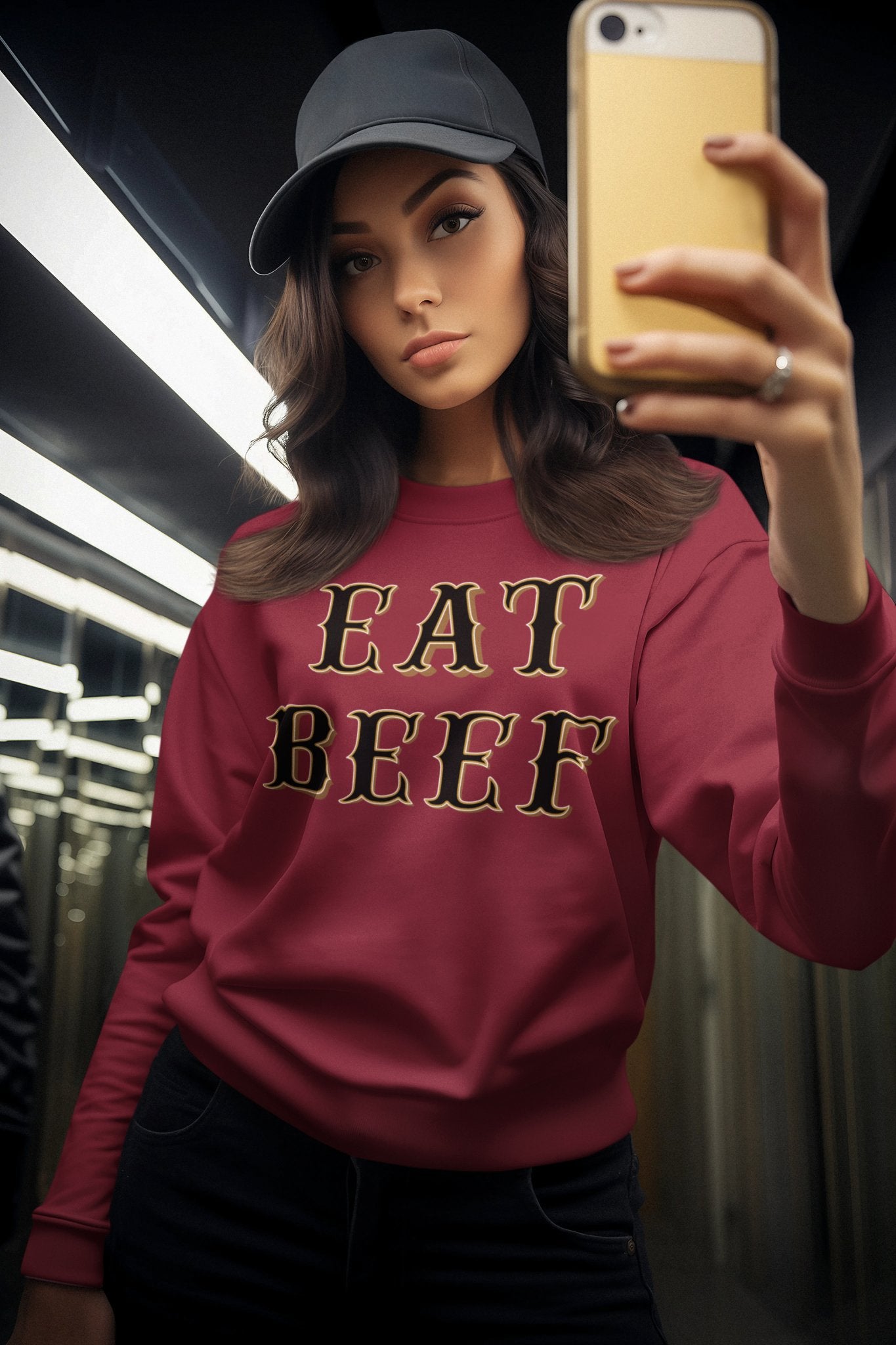 Eat Beef Sweatshirt - SmorgeousByGina