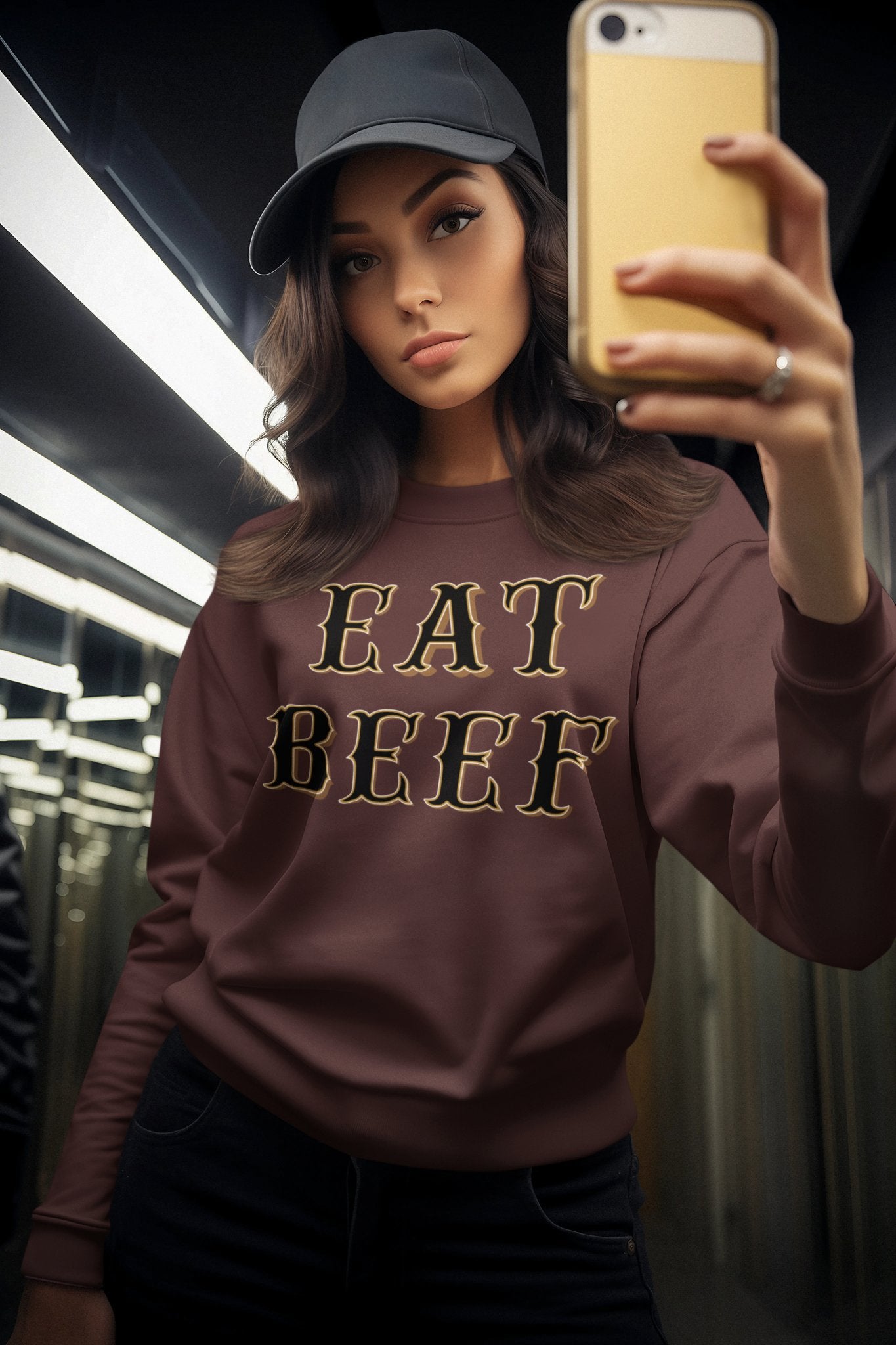 Eat Beef Sweatshirt - SmorgeousByGina