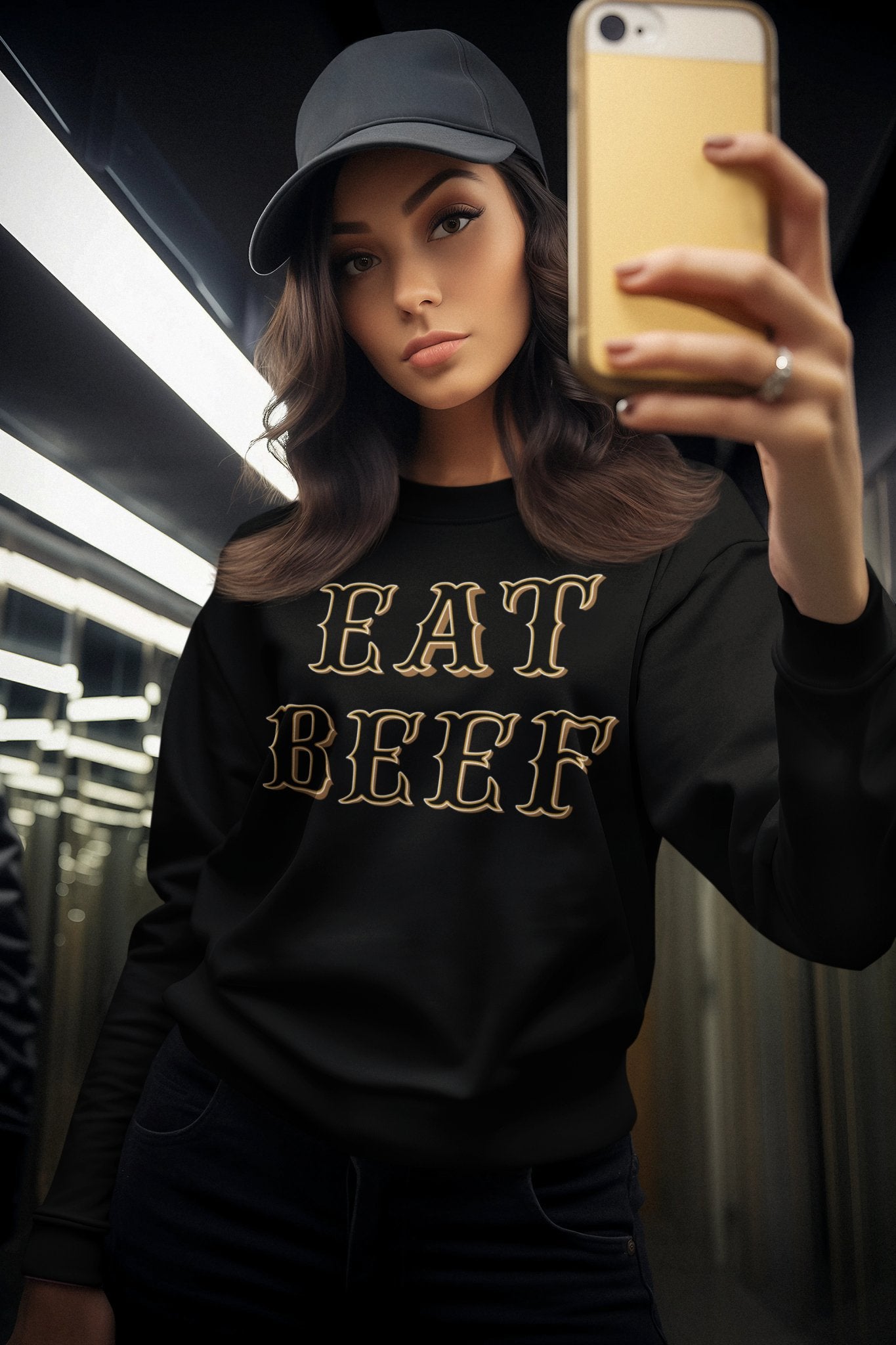 Eat Beef Sweatshirt - SmorgeousByGina