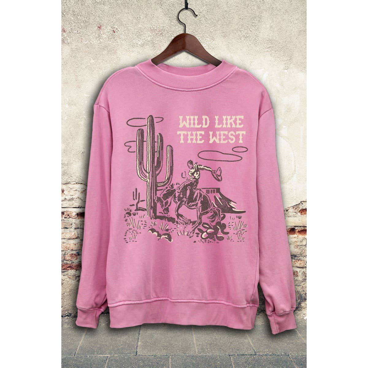WILD LIKE THE WEST MINERAL GRAPHIC SWEATSHIRT