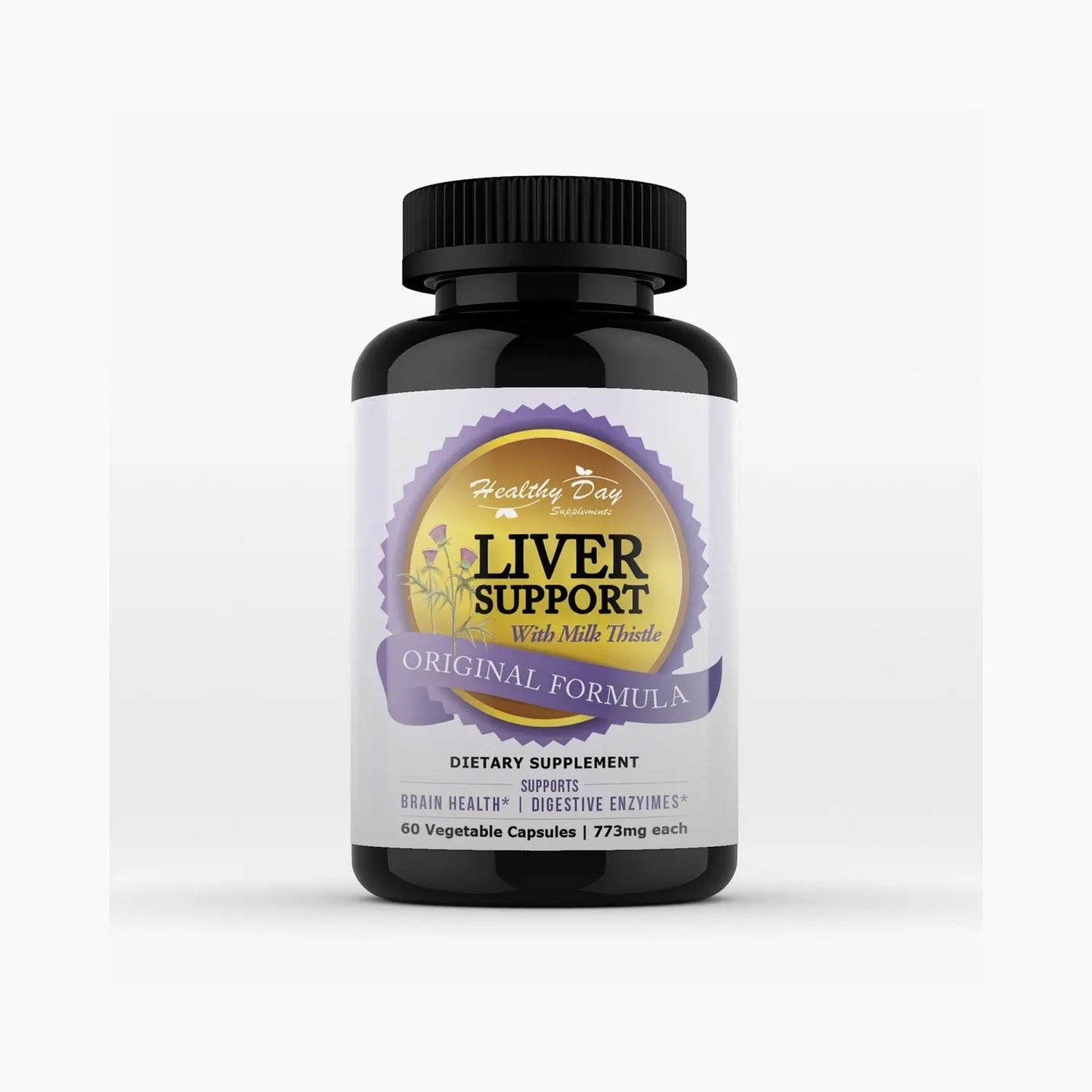 Liver Support with Milk Thistle — Herbal Wellness Supplement