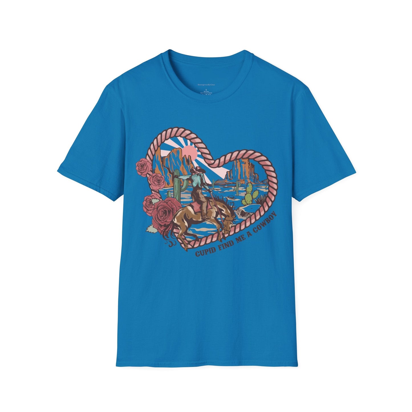 Find Me a Cowboy Softstyle T-Shirt - SmorgeousByGina