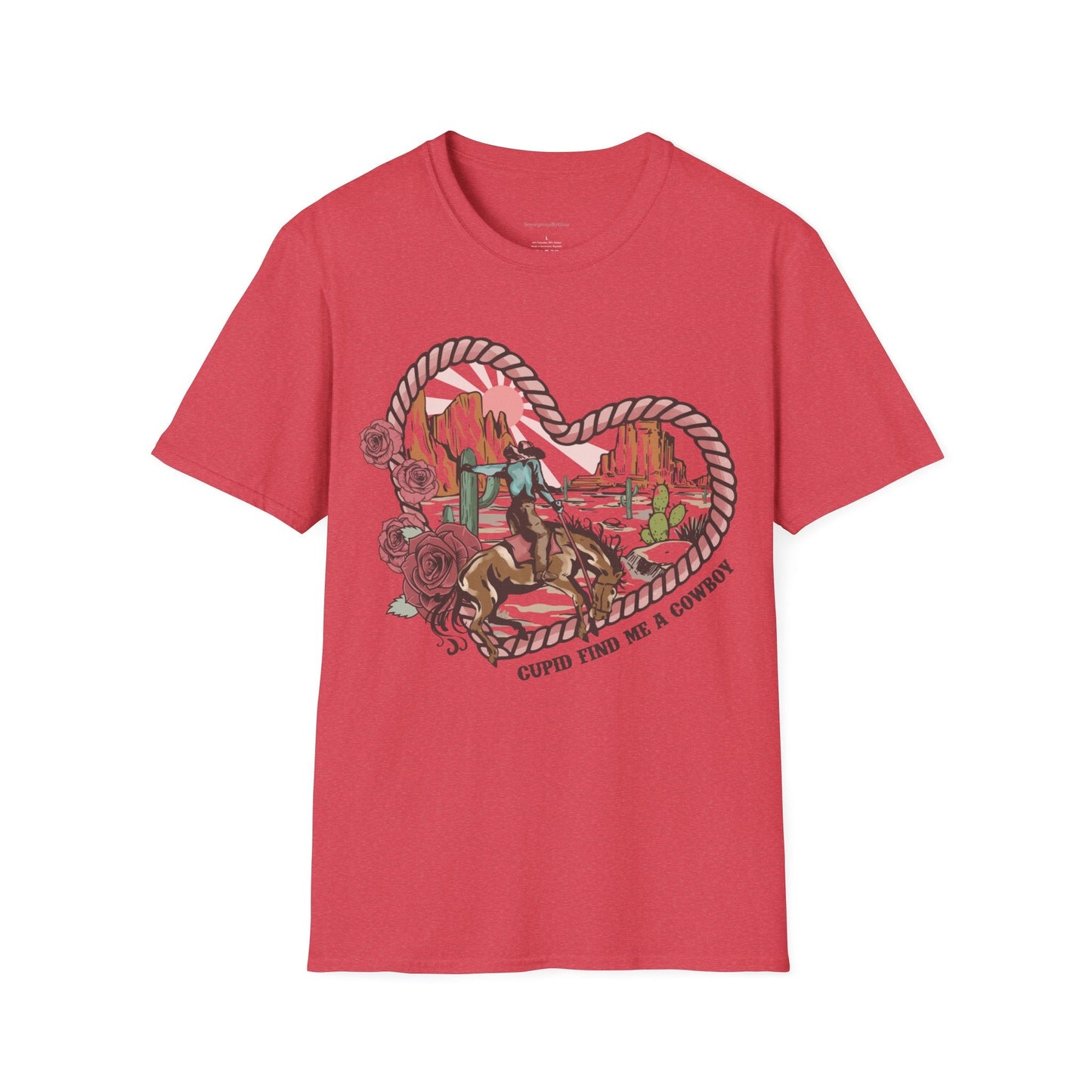 Find Me a Cowboy Softstyle T-Shirt - SmorgeousByGina