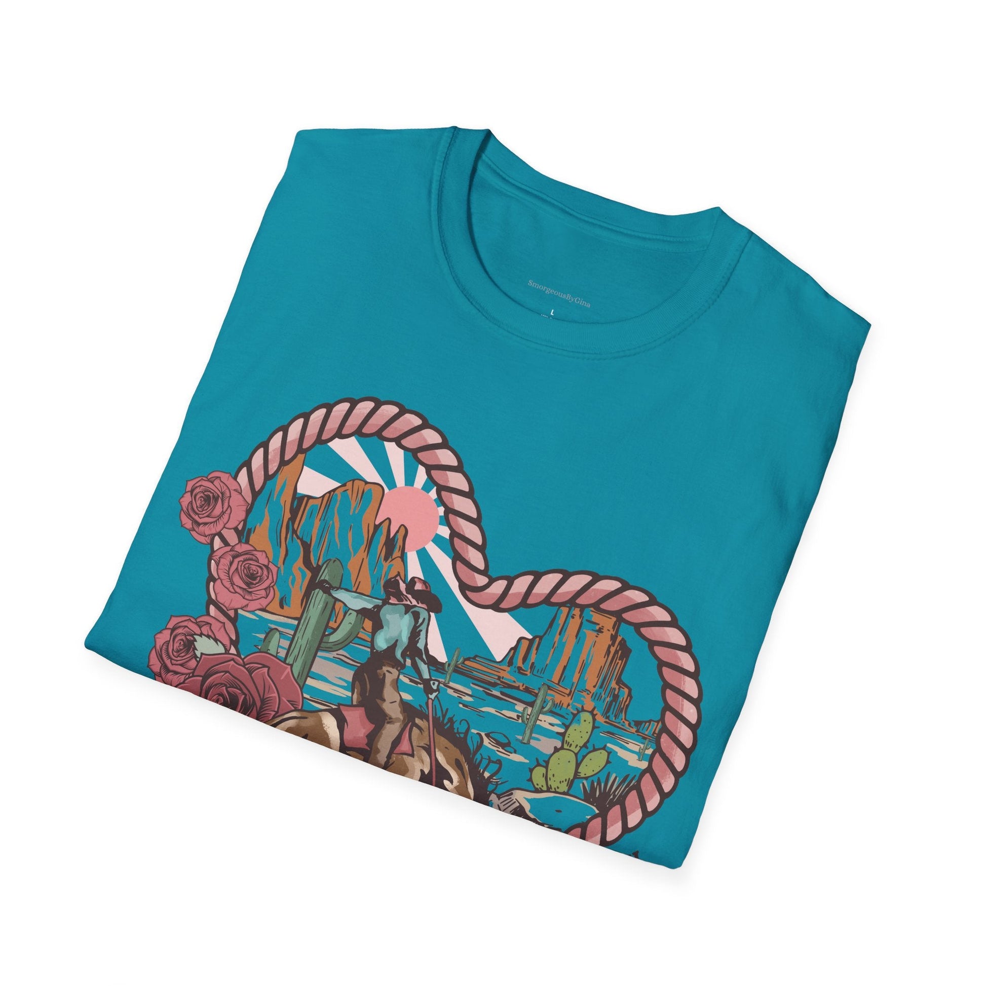 Find Me a Cowboy Softstyle T-Shirt - SmorgeousByGina
