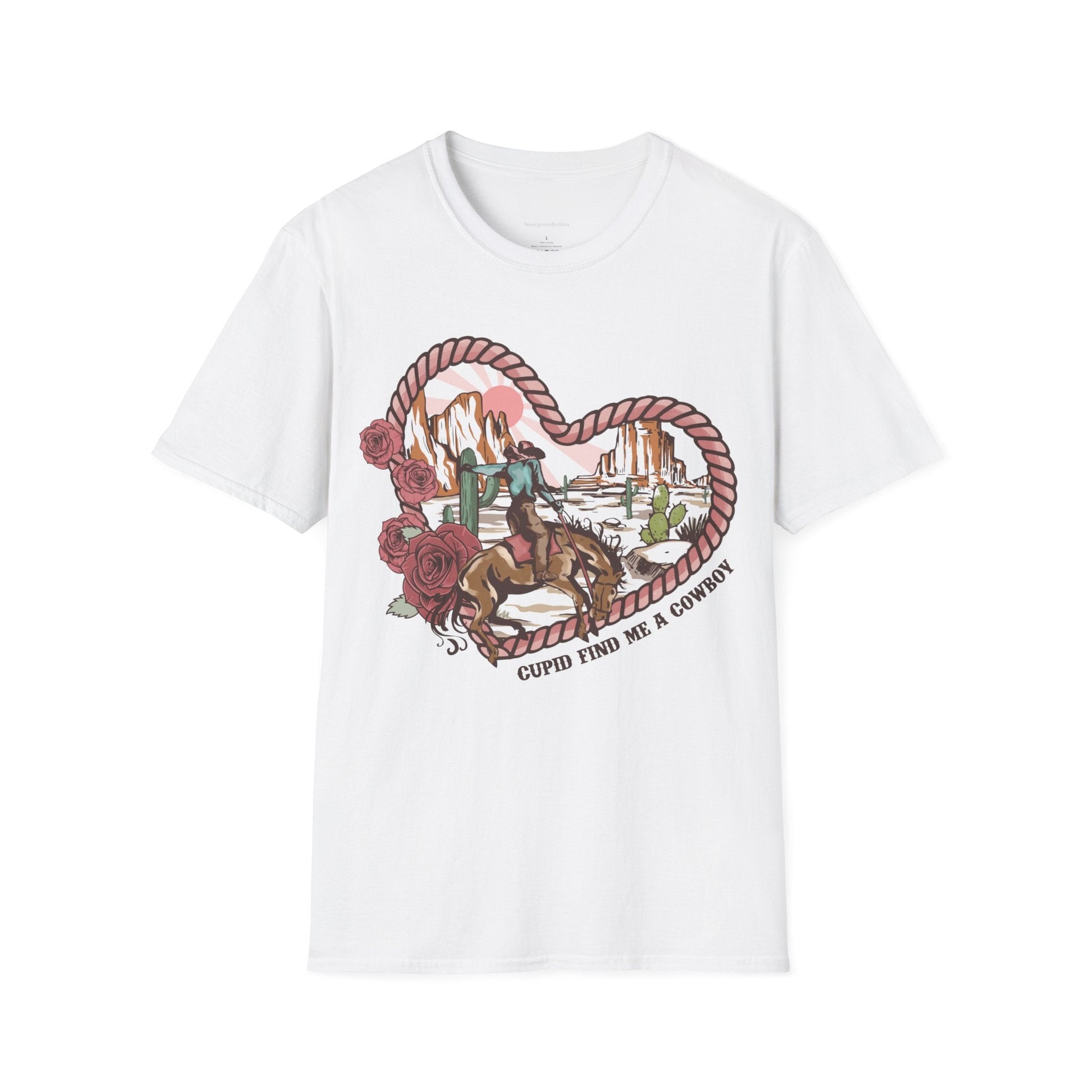 Find Me a Cowboy Softstyle T-Shirt - SmorgeousByGina