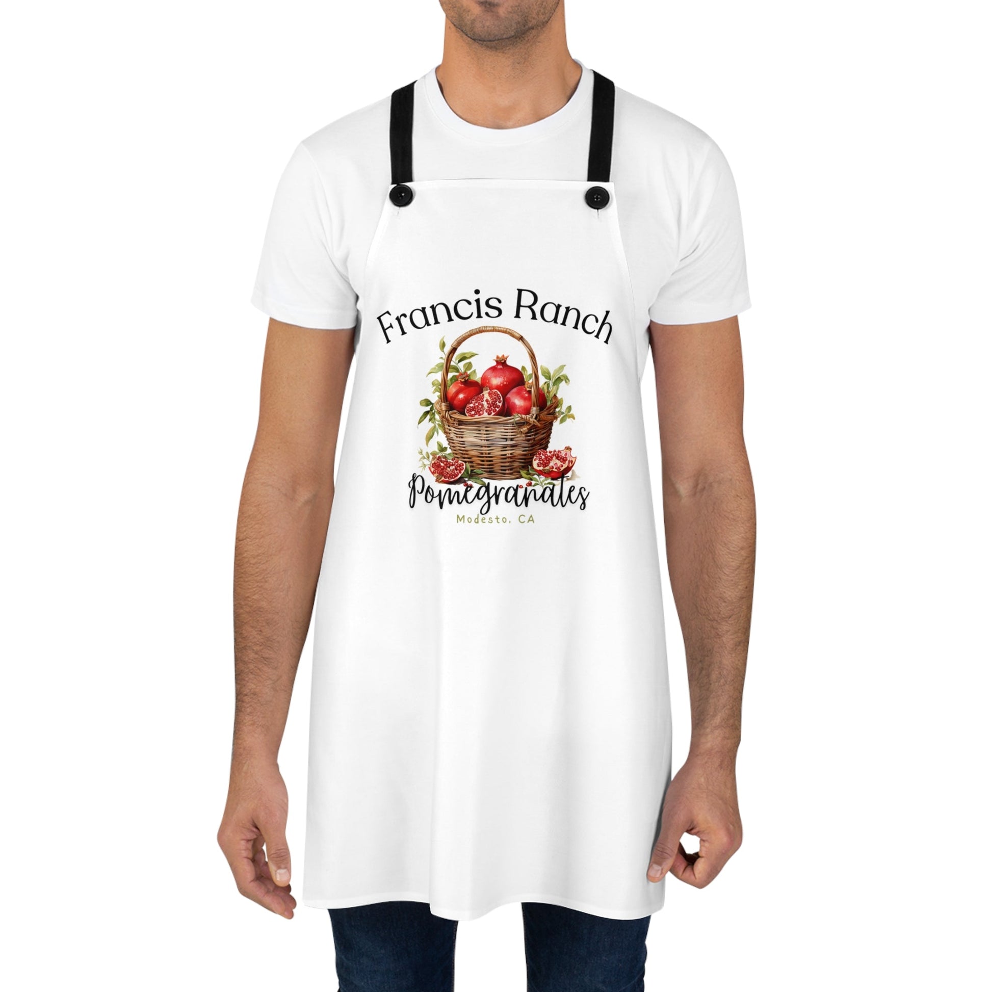 Francis Ranch Pomegranate Apron (AOP) - SmorgeousByGina