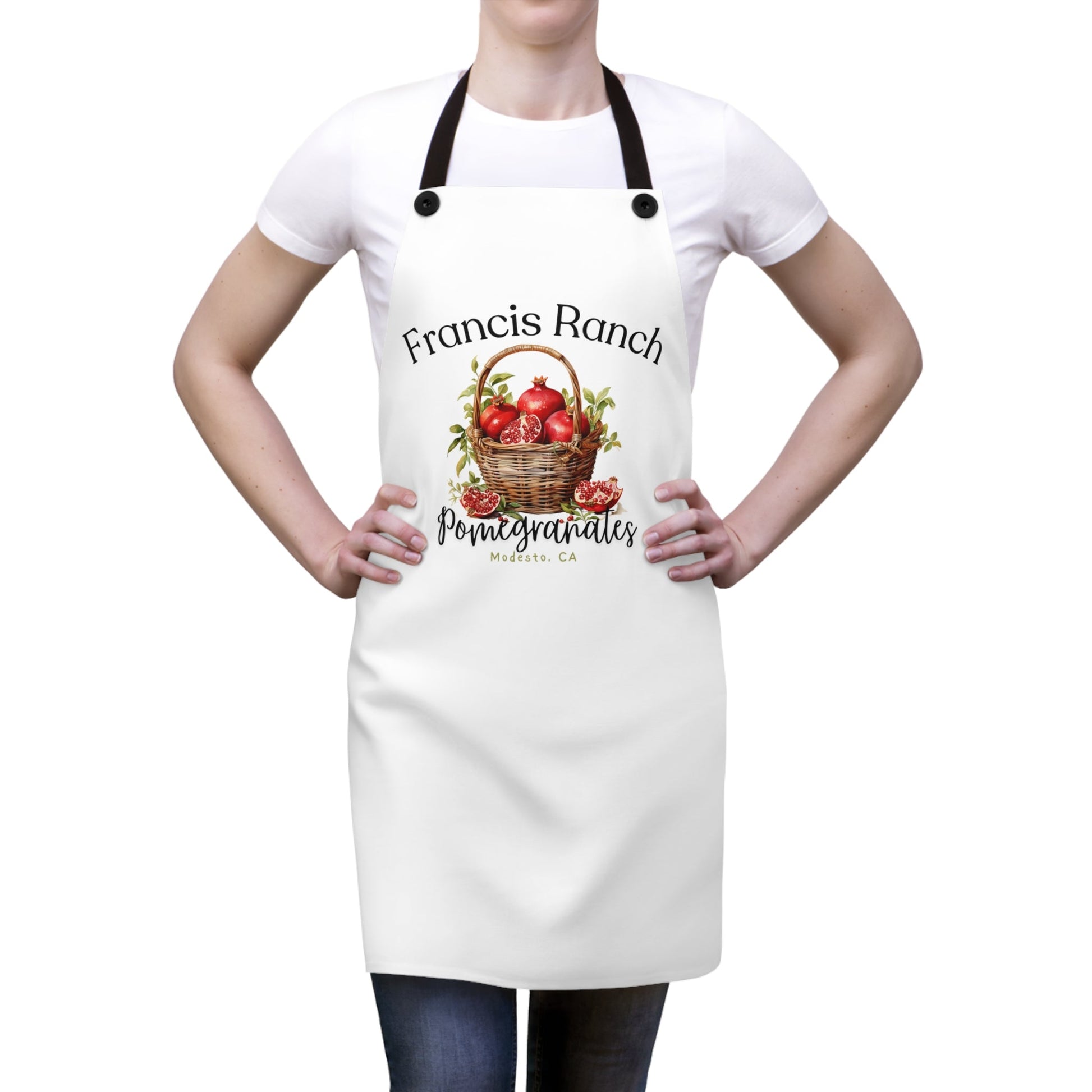Francis Ranch Pomegranate Apron (AOP) - SmorgeousByGina