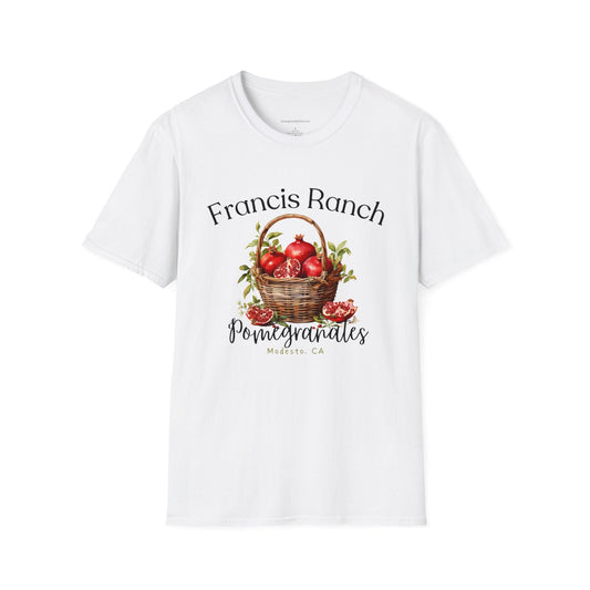 Francis Ranch Pomegranate Tee, Unisex Softstyle T - Shirt - SmorgeousByGina