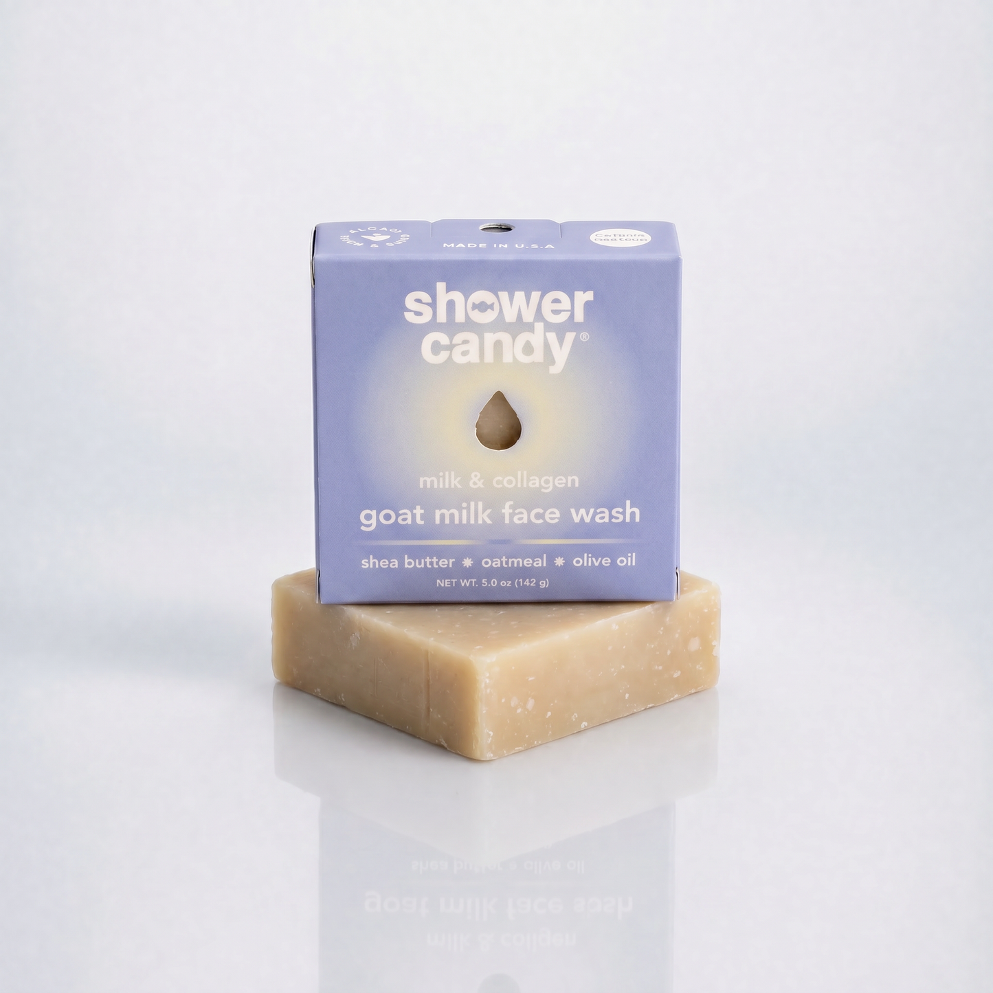 Milk + Collagen Face Wash Bar – Natural Goat Milk Soap