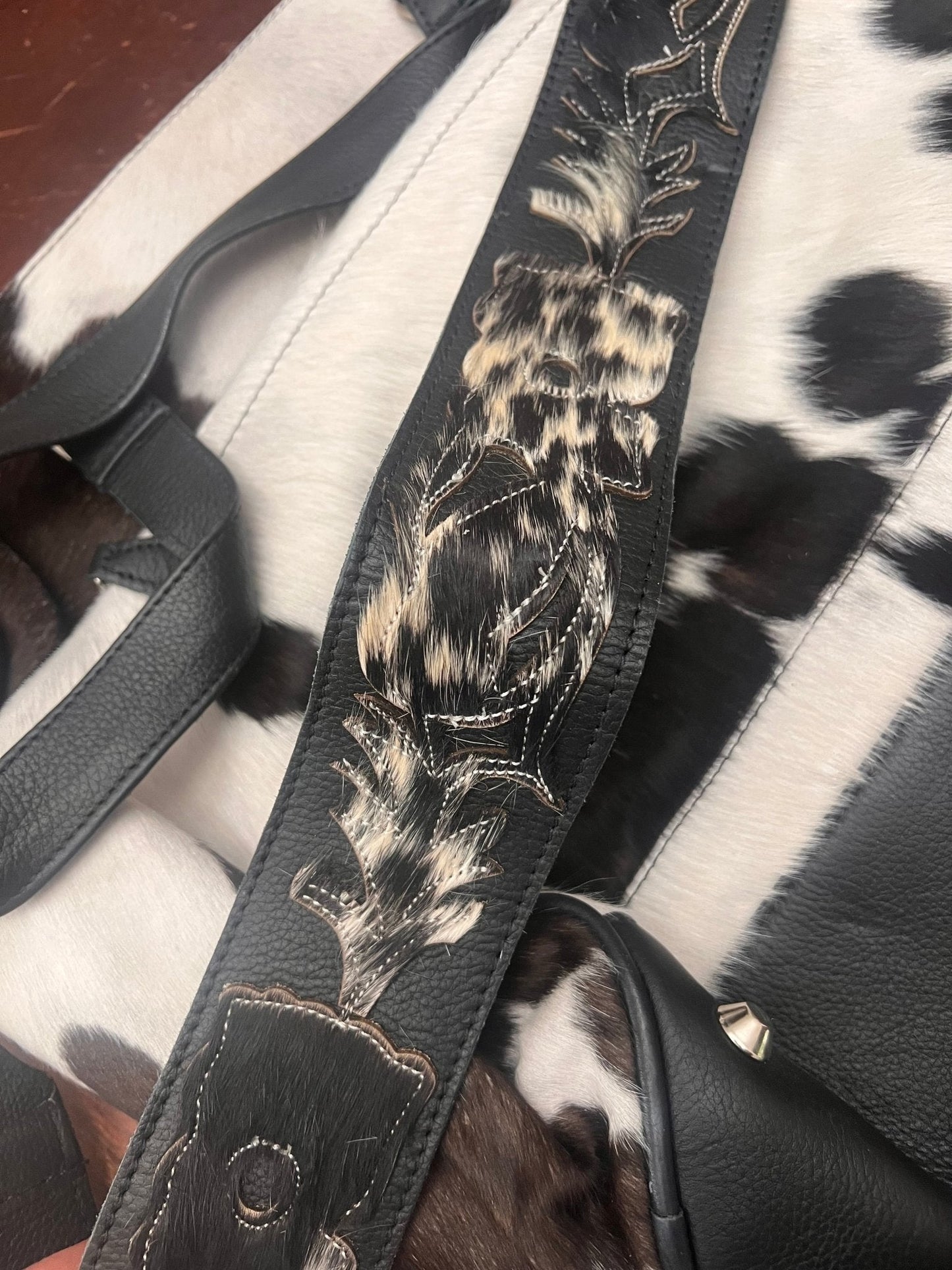 Hair on Hide Crossbody Diaper Bag  - Tons of storage