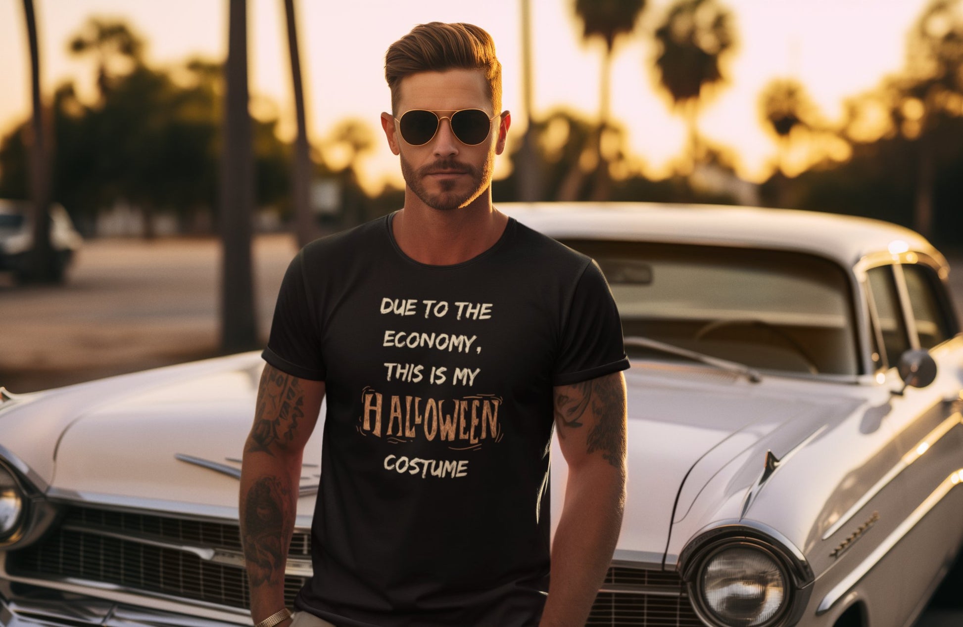 Halloween Economy Costume Unisex Softstyle T-Shirt - SmorgeousByGina