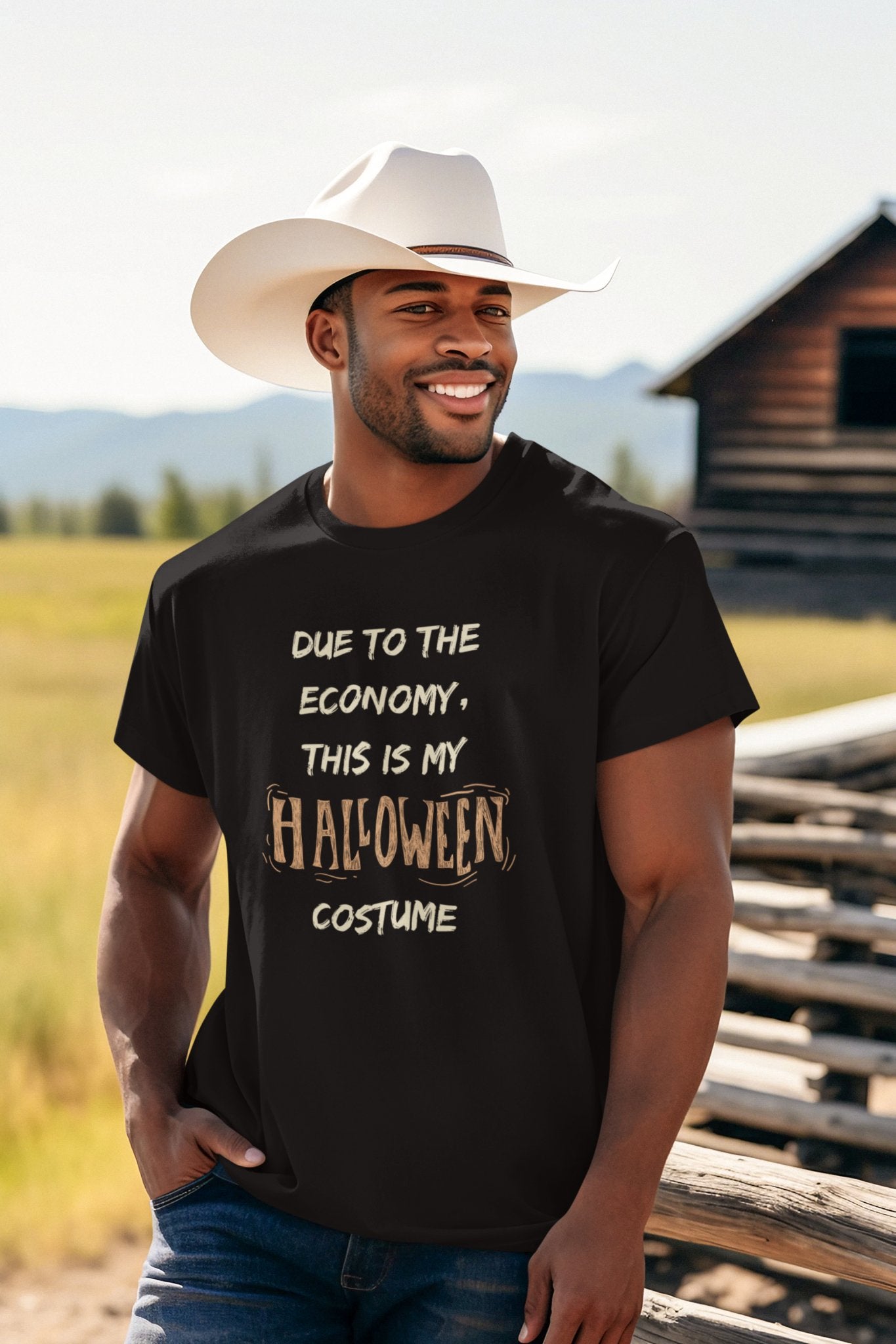 Halloween Economy Costume Unisex Softstyle T-Shirt - SmorgeousByGina