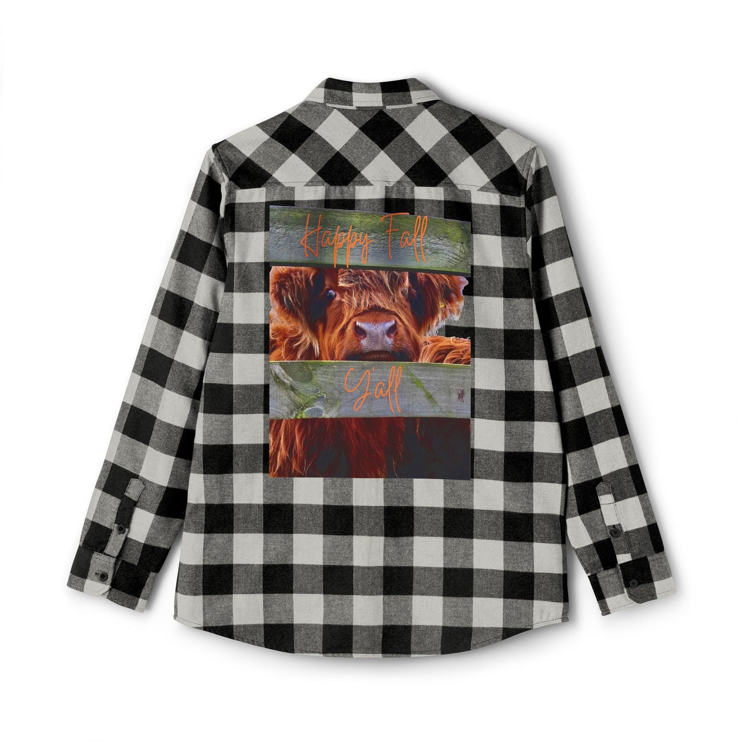 Happy Fall Y'all Unisex Flannel Shirt - SmorgeousByGina