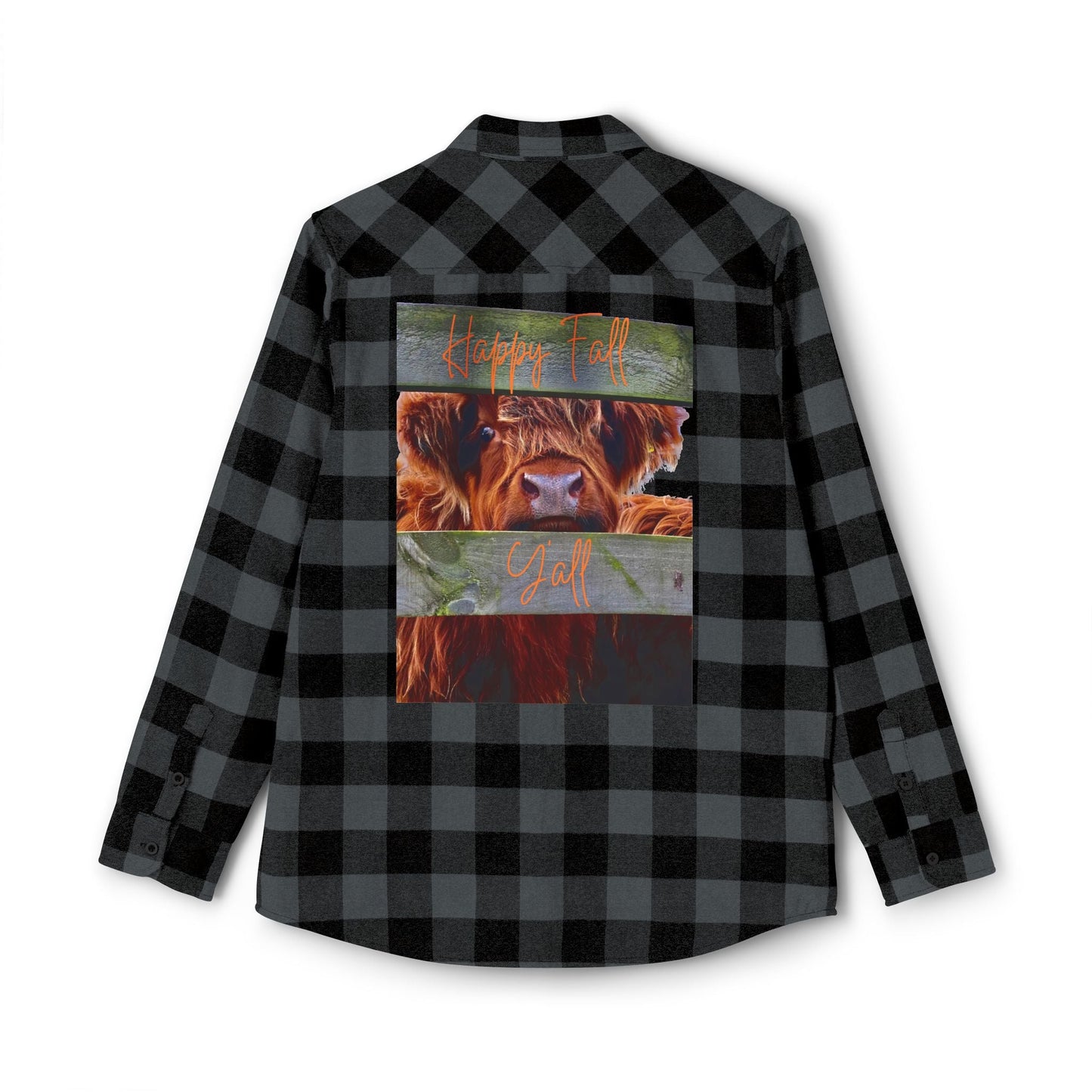 Happy Fall Y'all Unisex Flannel Shirt - SmorgeousByGina