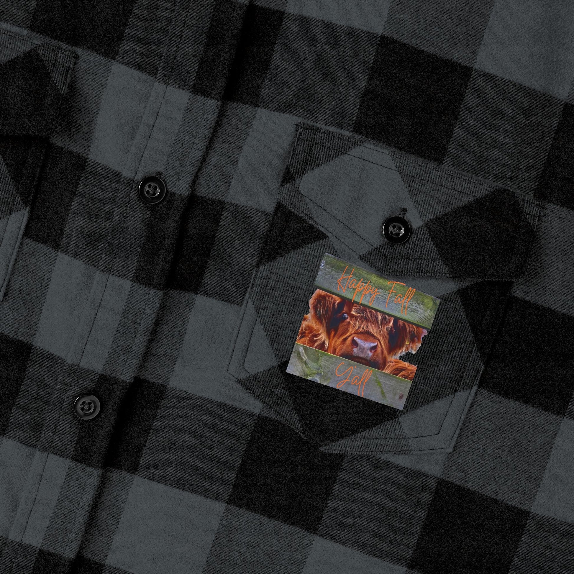 Happy Fall Y'all Unisex Flannel Shirt - SmorgeousByGina