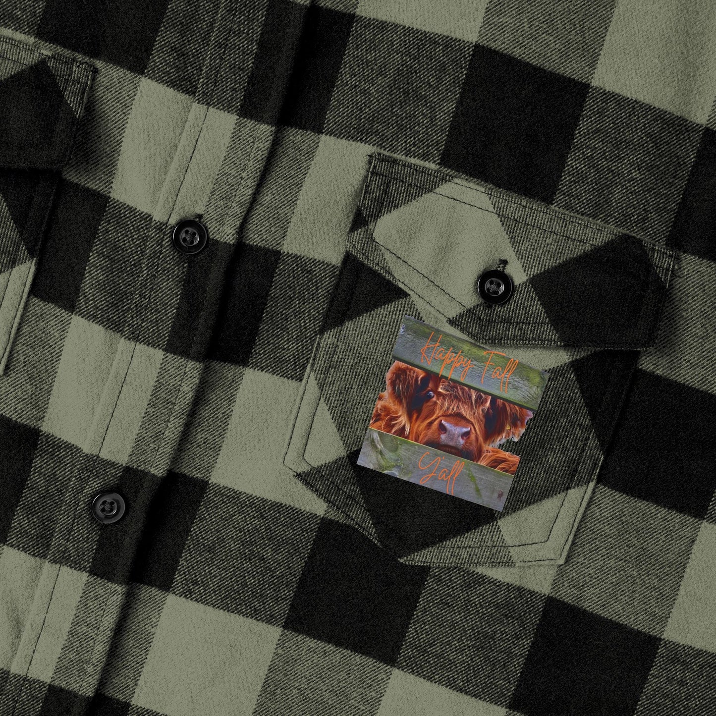 Happy Fall Y'all Unisex Flannel Shirt - SmorgeousByGina